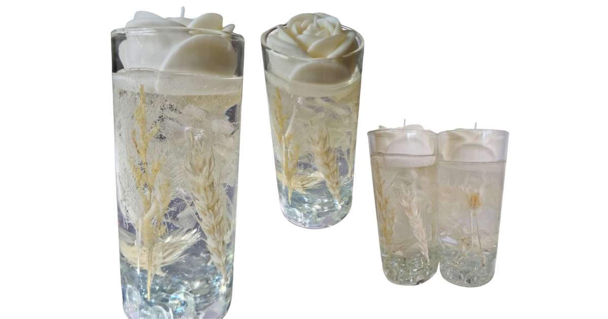 Bougie décorative cadeau de mariage