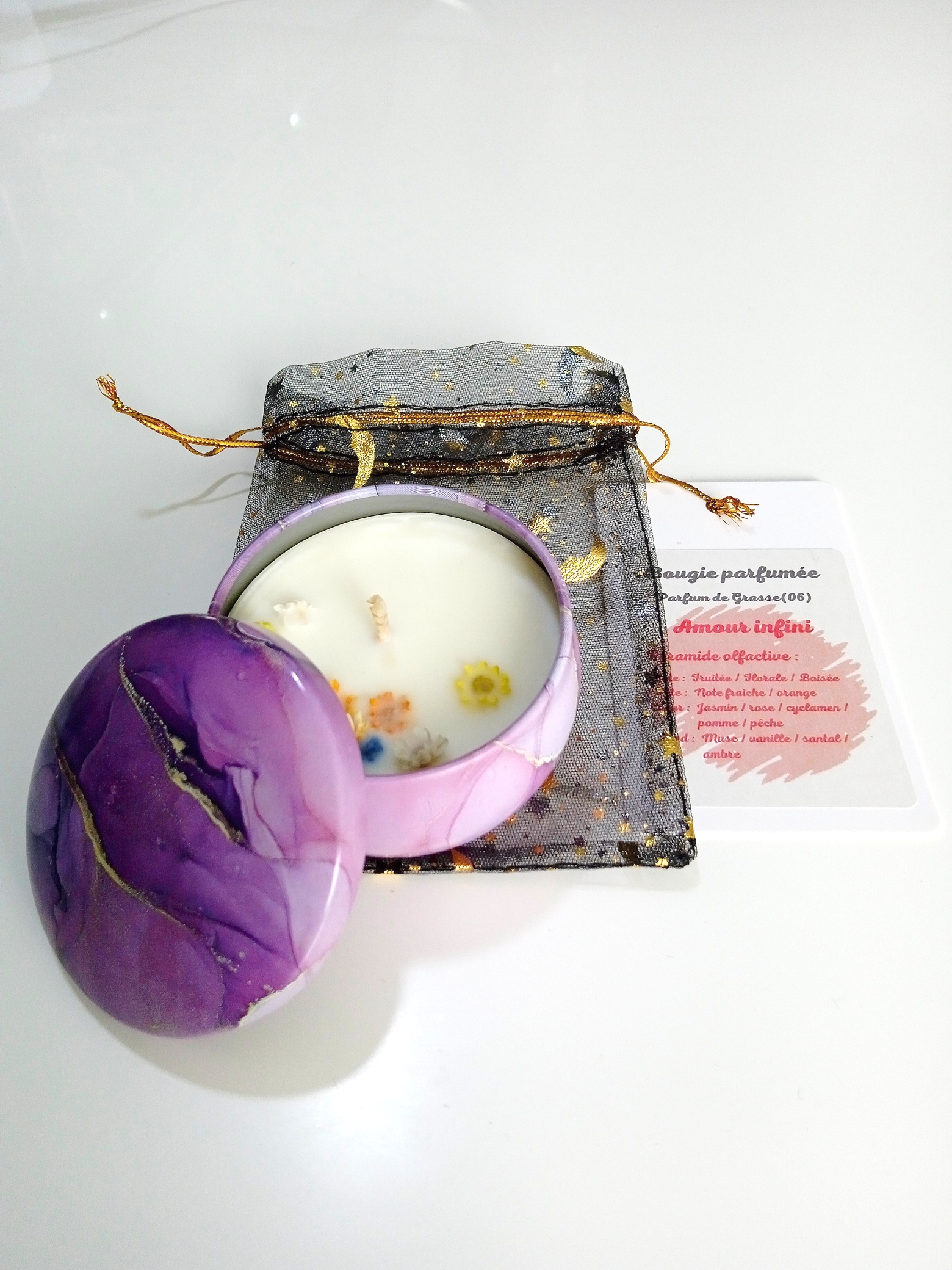 Bougie Amour infini