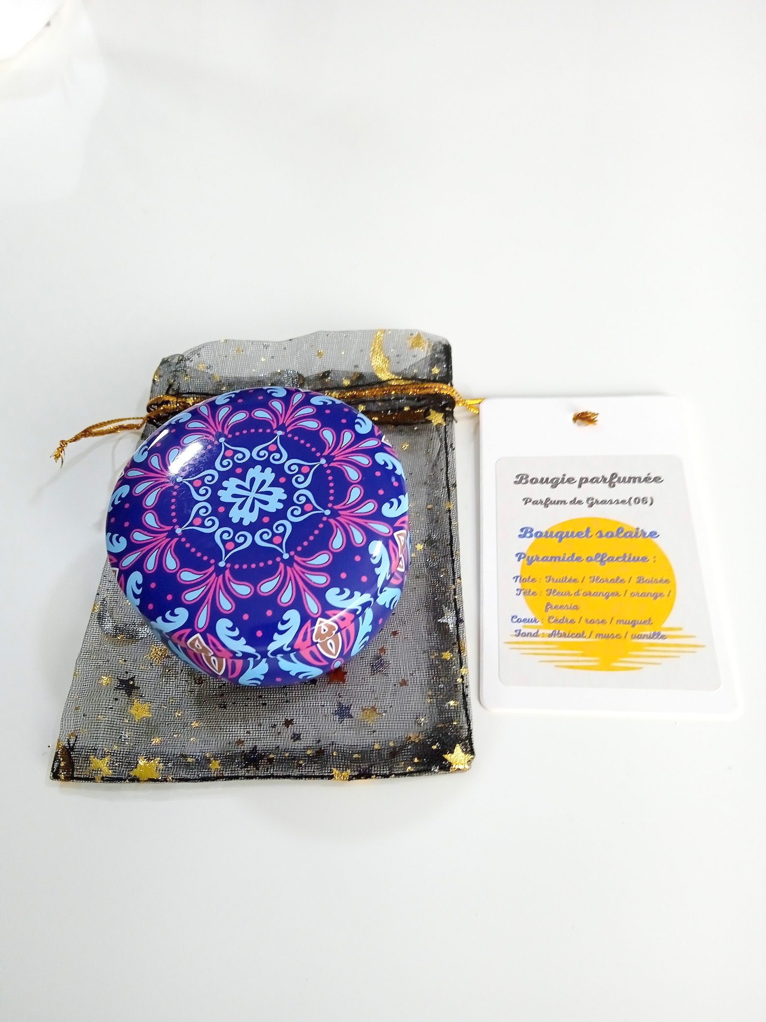 Bougie Bouquet solaire