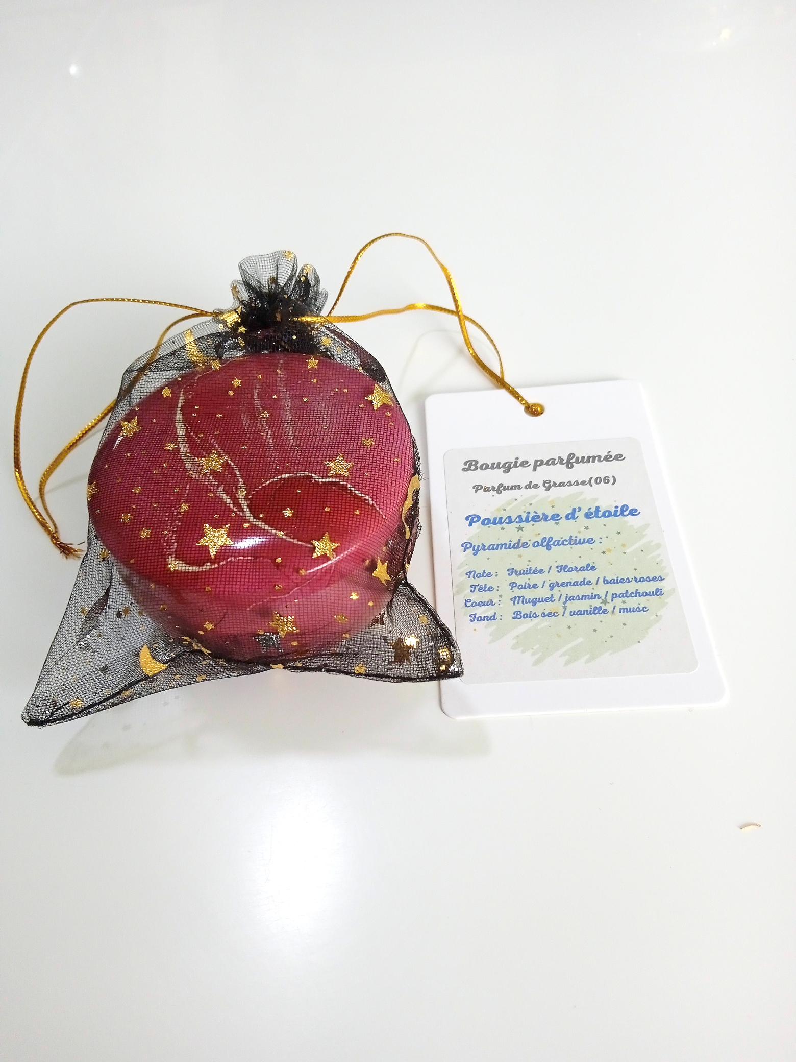 Bougie Poussiére d'étoile