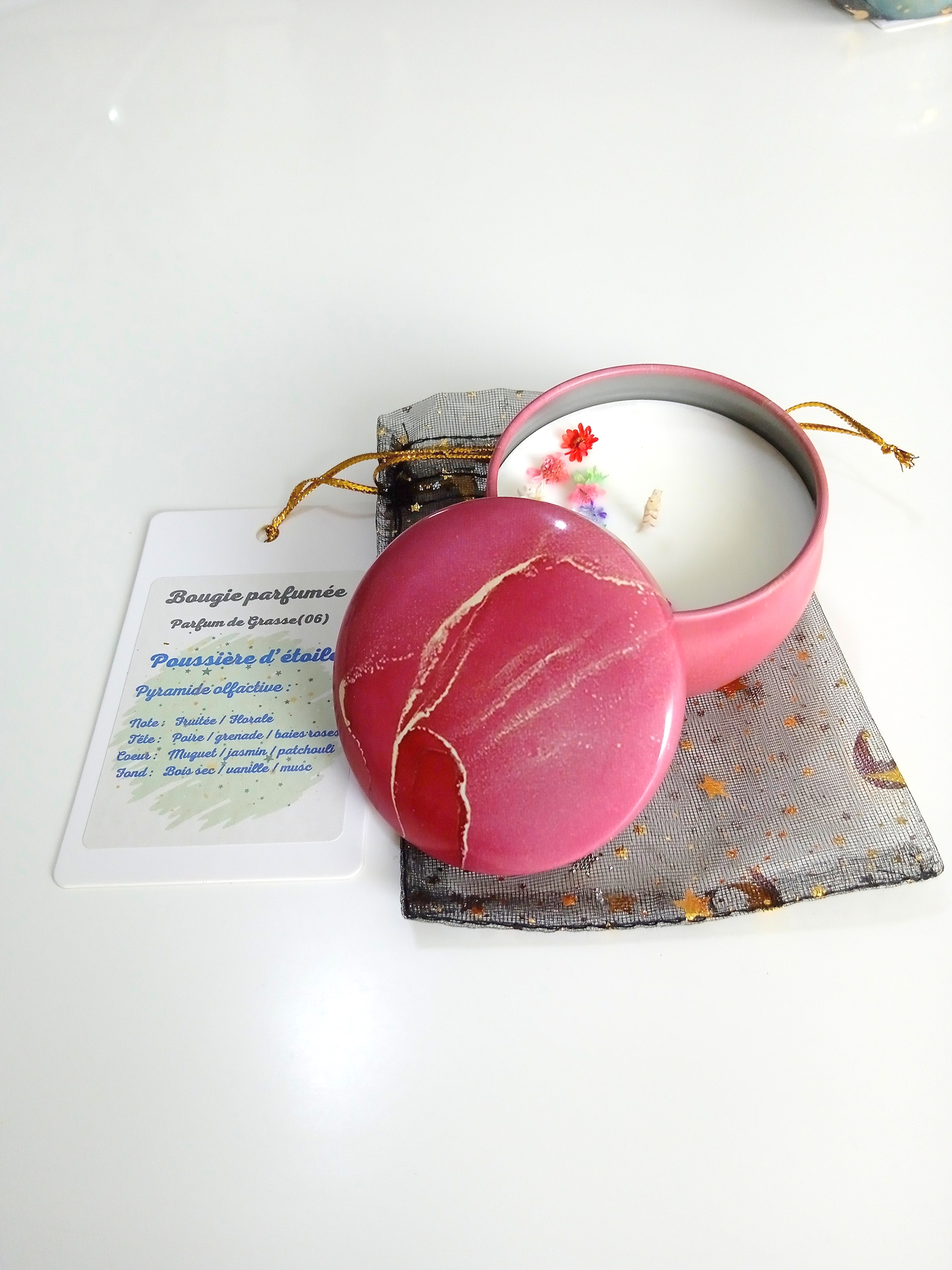 Bougie Poussiére d'étoile