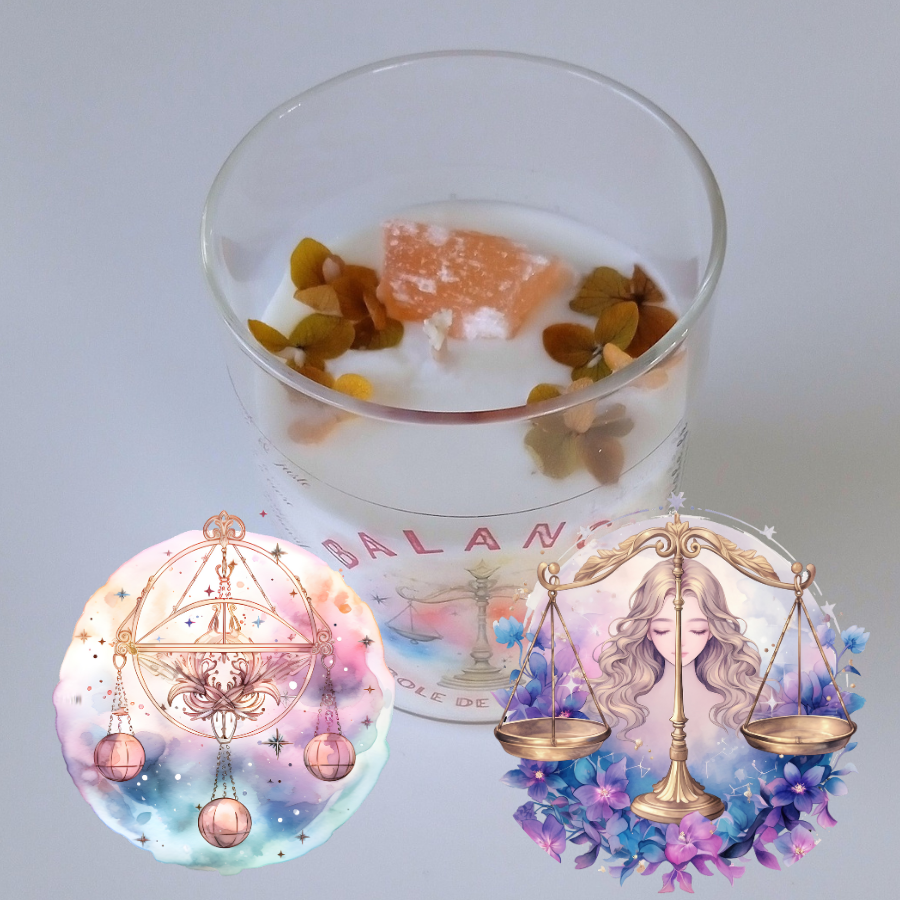 Bougie signe astrologique : Balance
