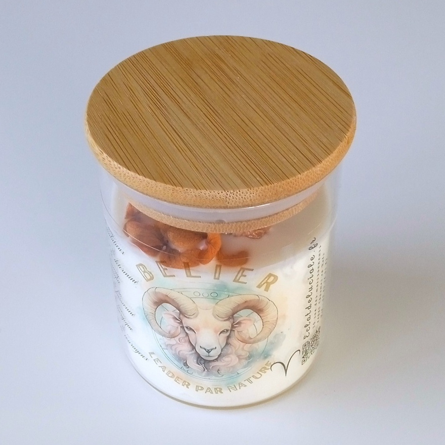 Bougie signe astrologique : Bélier