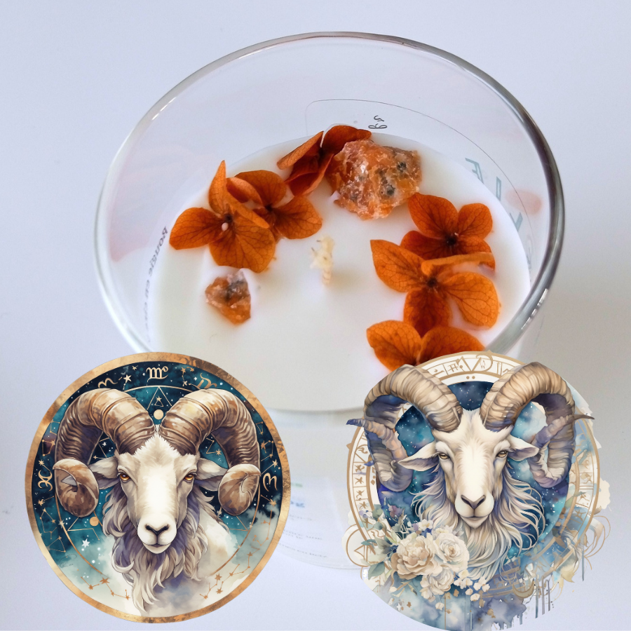 Bougie signe astrologique : Bélier