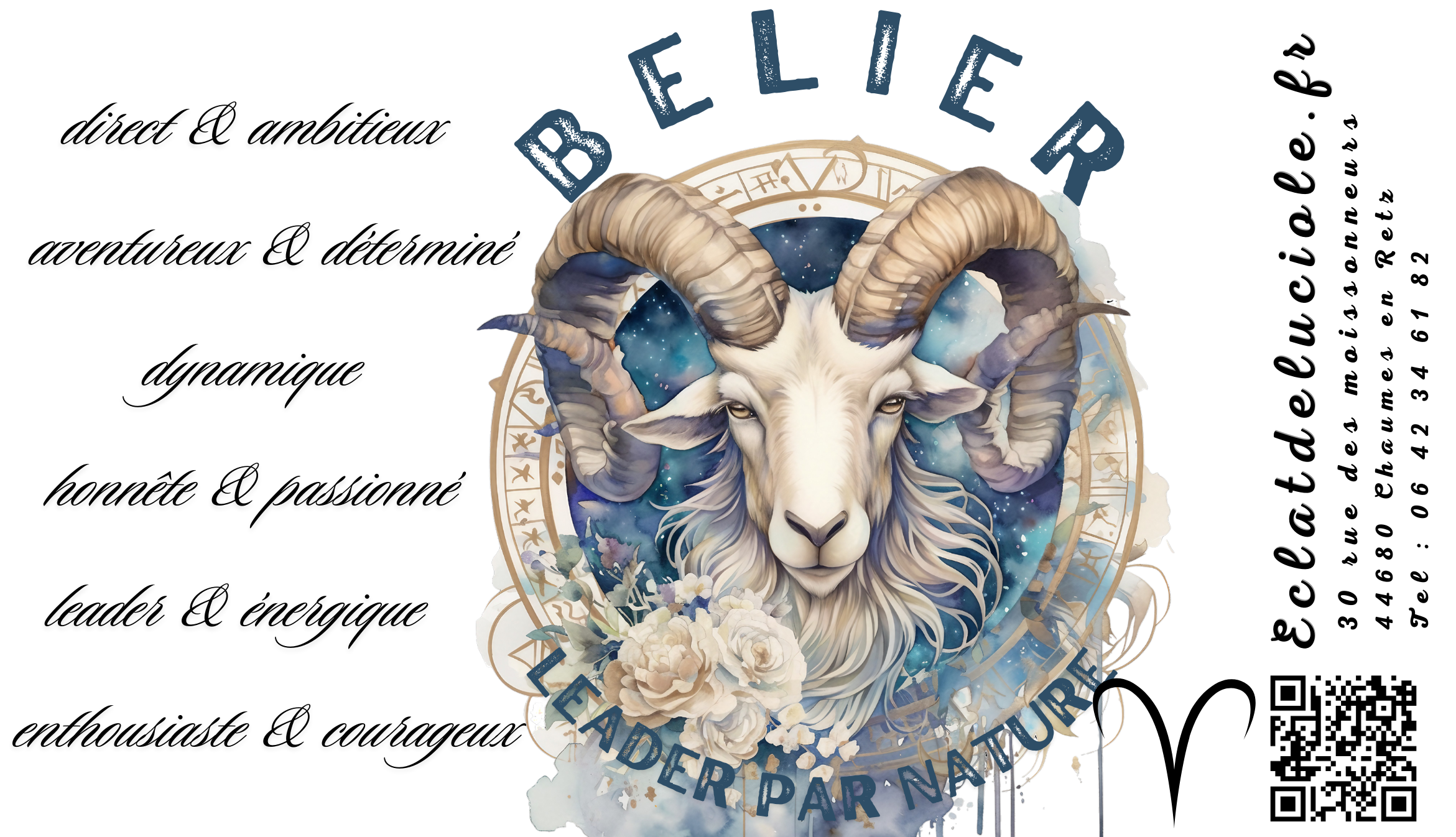 Bougie signe astrologique : Bélier