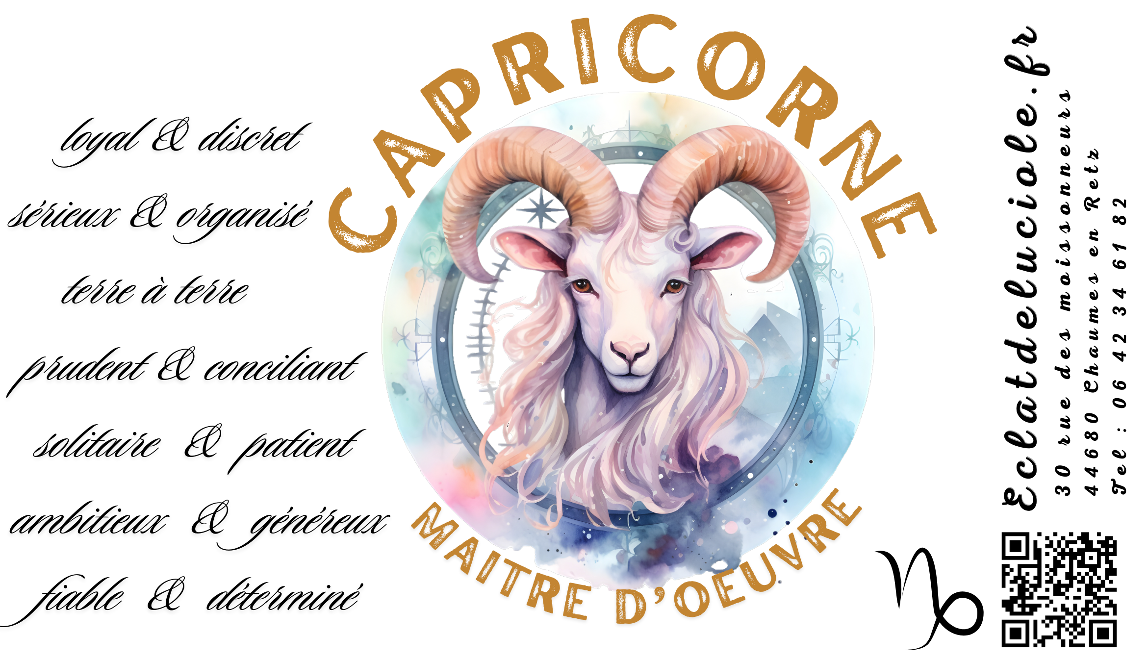 Bougie signe astrologique : Capricorne