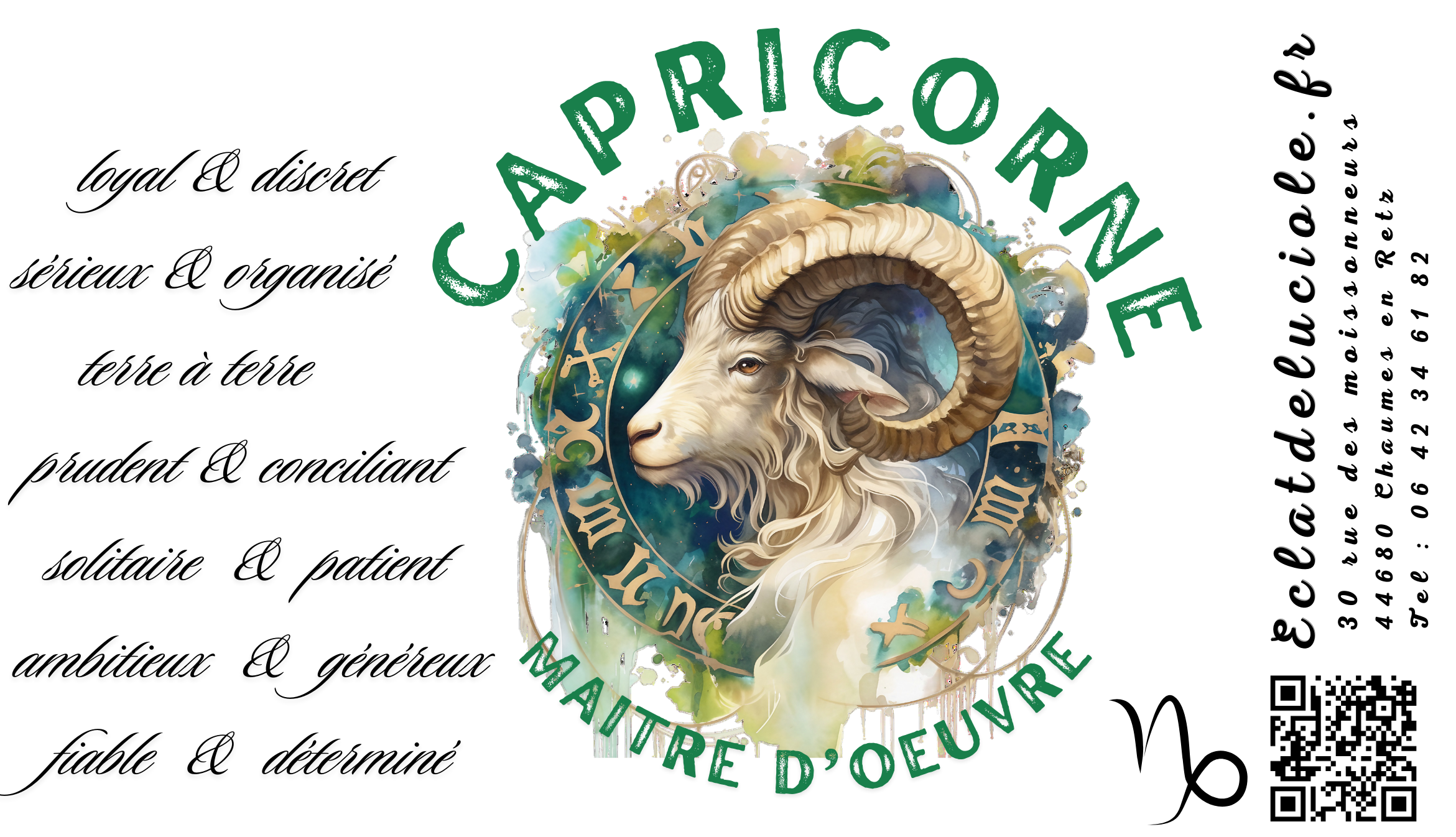 Bougie signe astrologique : Capricorne
