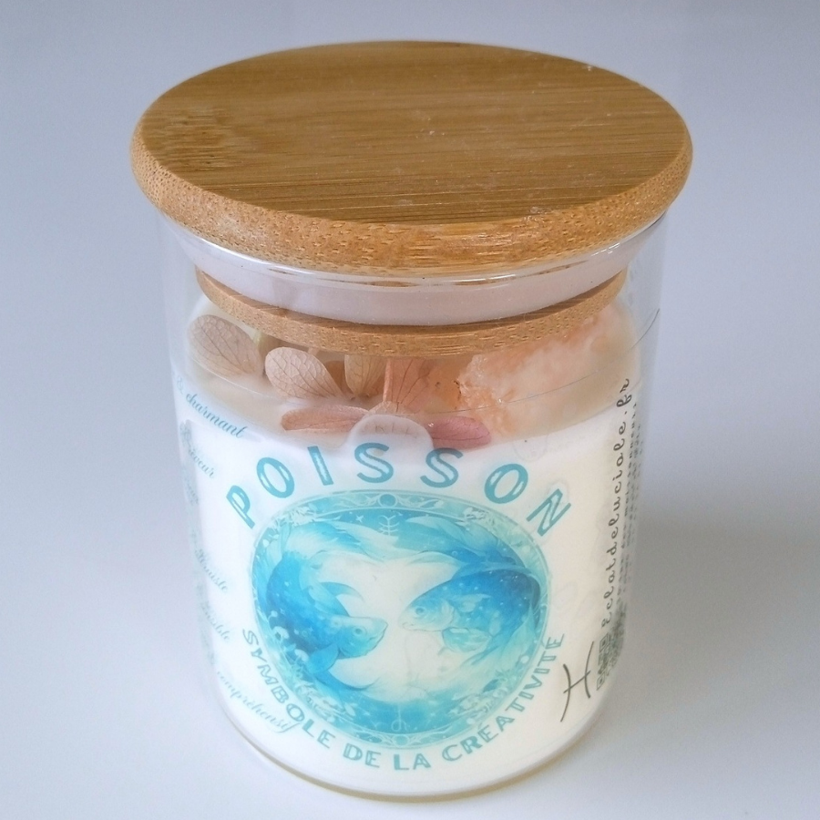 Bougie signe astrologique : Poisson