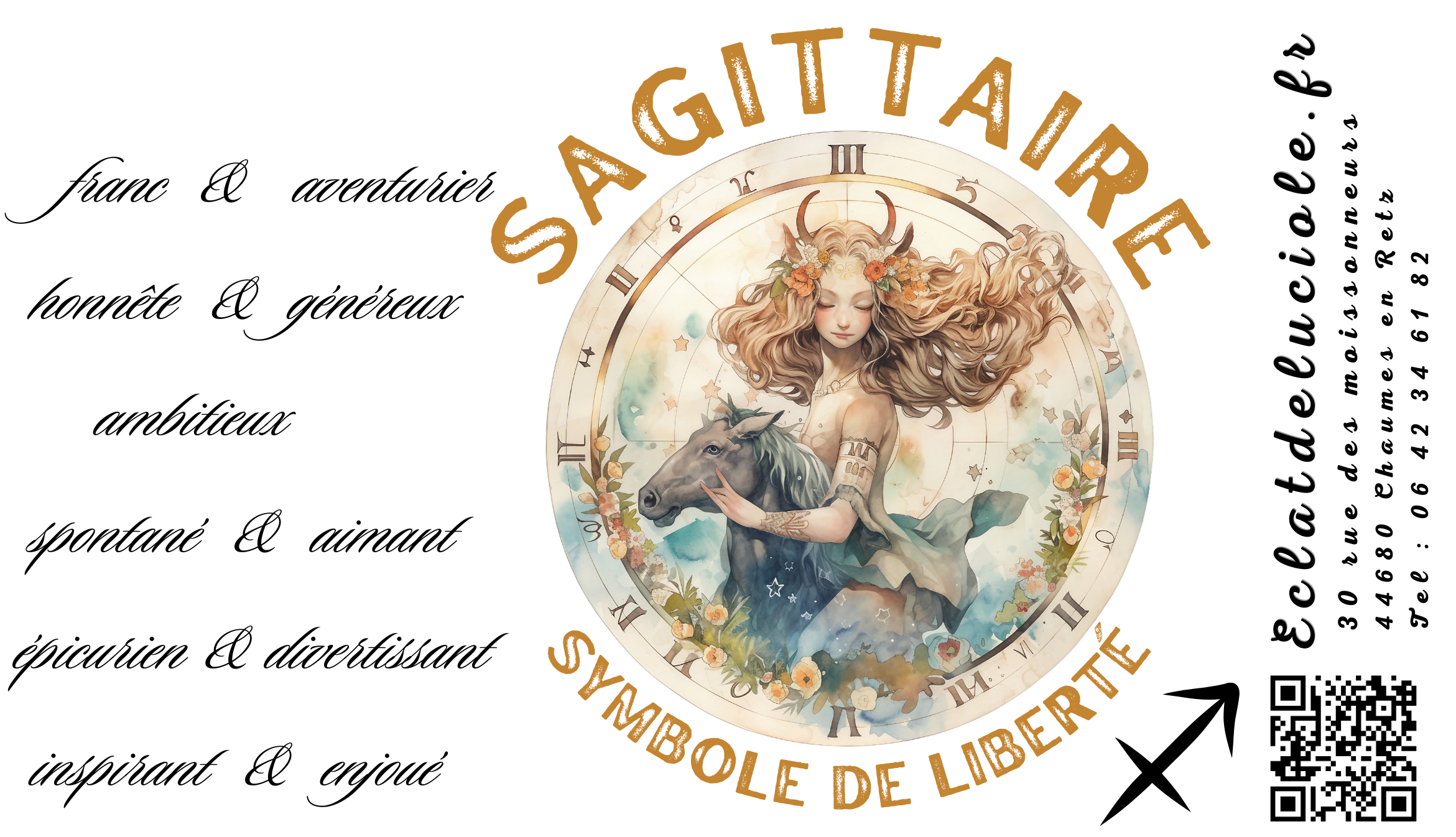 Bougie signe astrologique : Sagittaire
