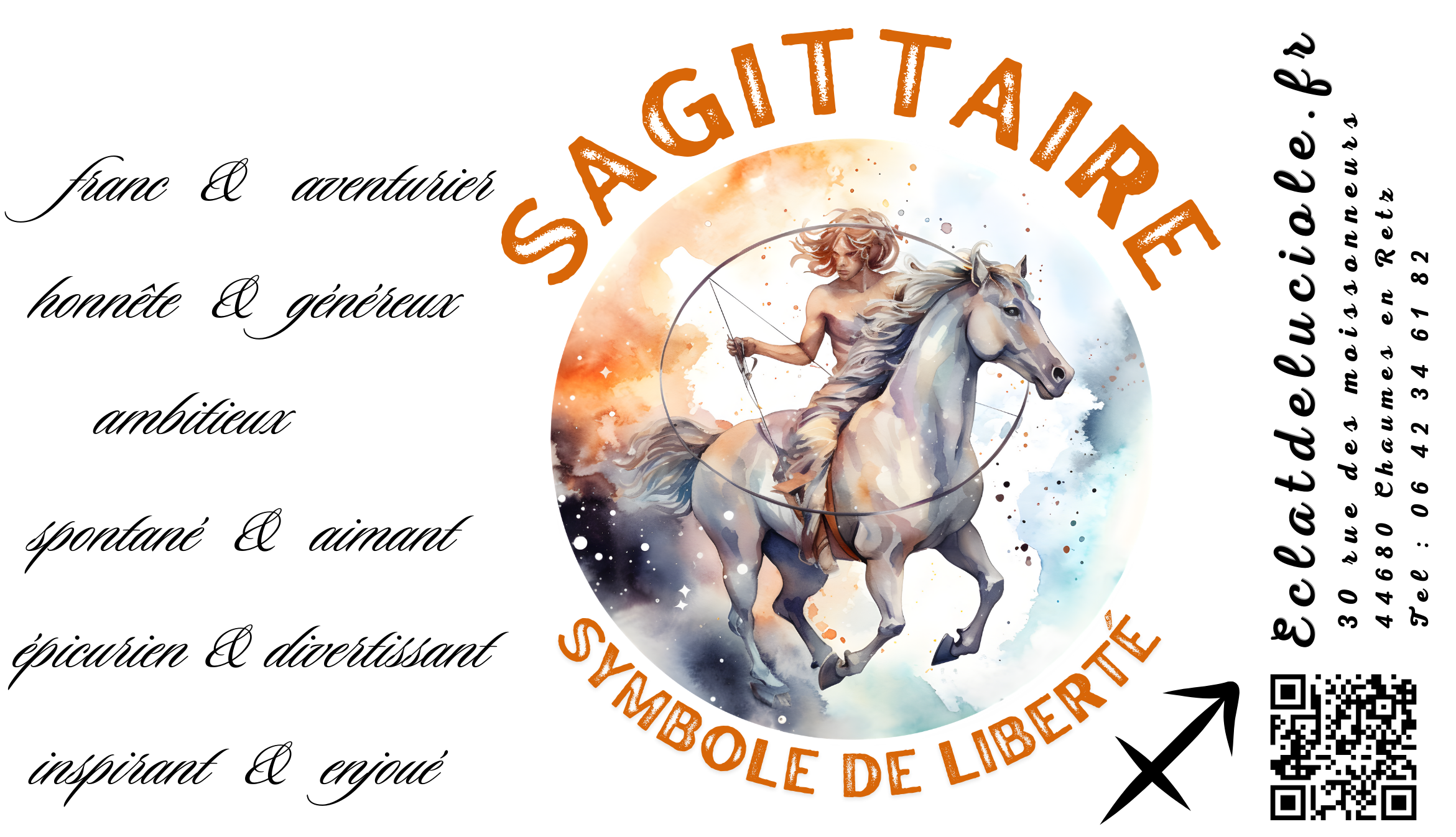 Bougie signe astrologique : Sagittaire