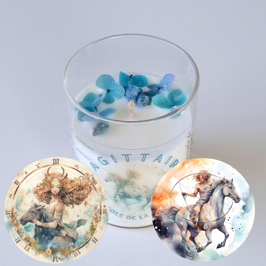 Bougie signe astrologique : Sagittaire