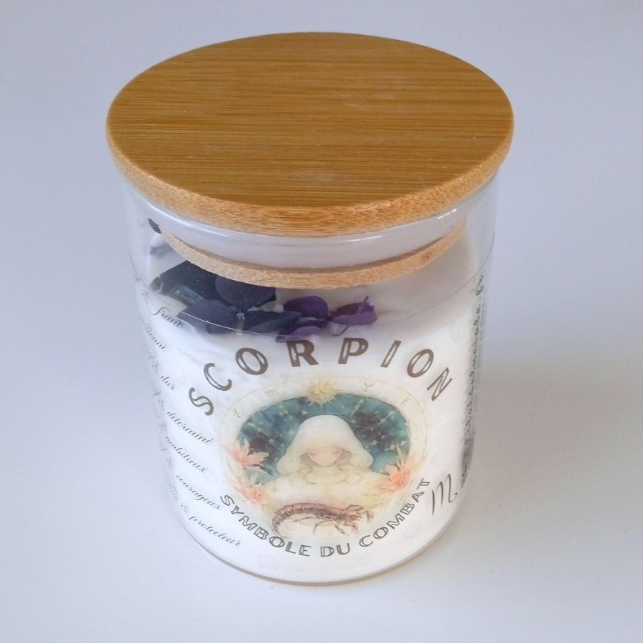 Bougie signe astrologique : Scorpion