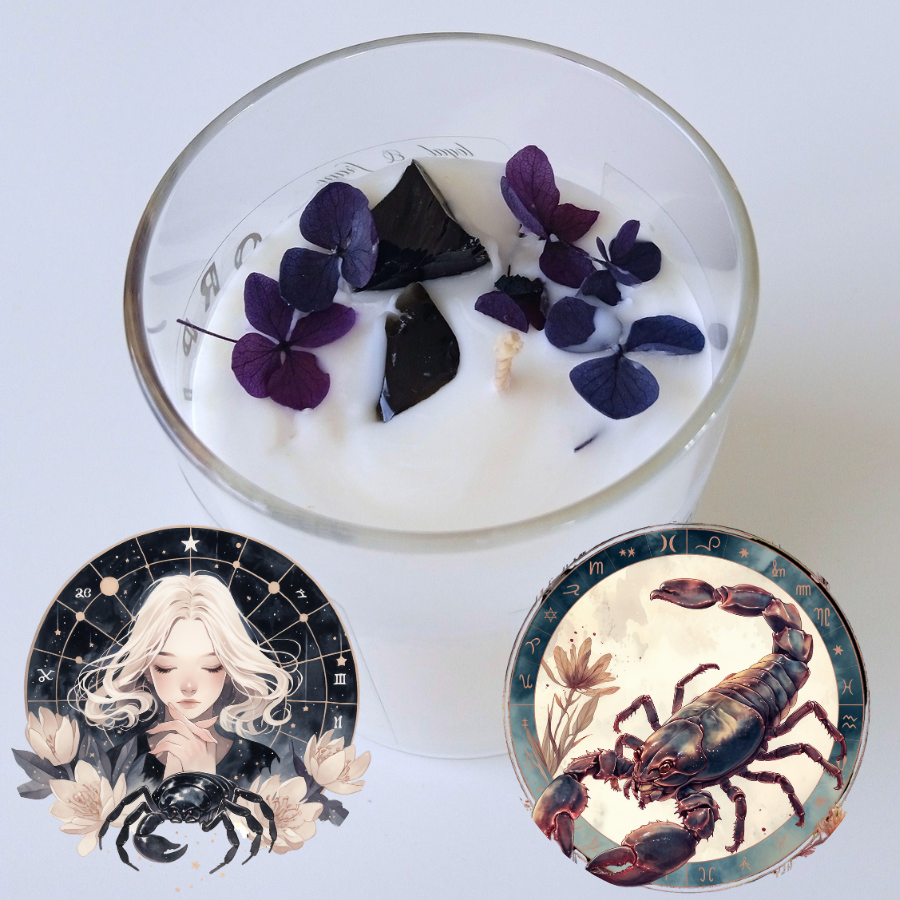 Bougie signe astrologique : Scorpion