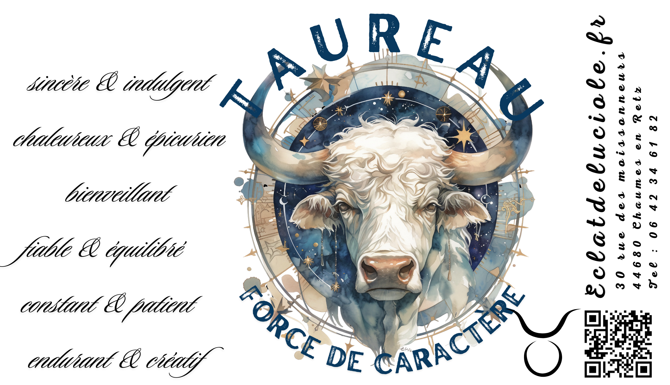 Bougie signe astrologique : Taureau