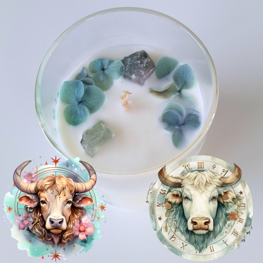 Bougie signe astrologique : Taureau