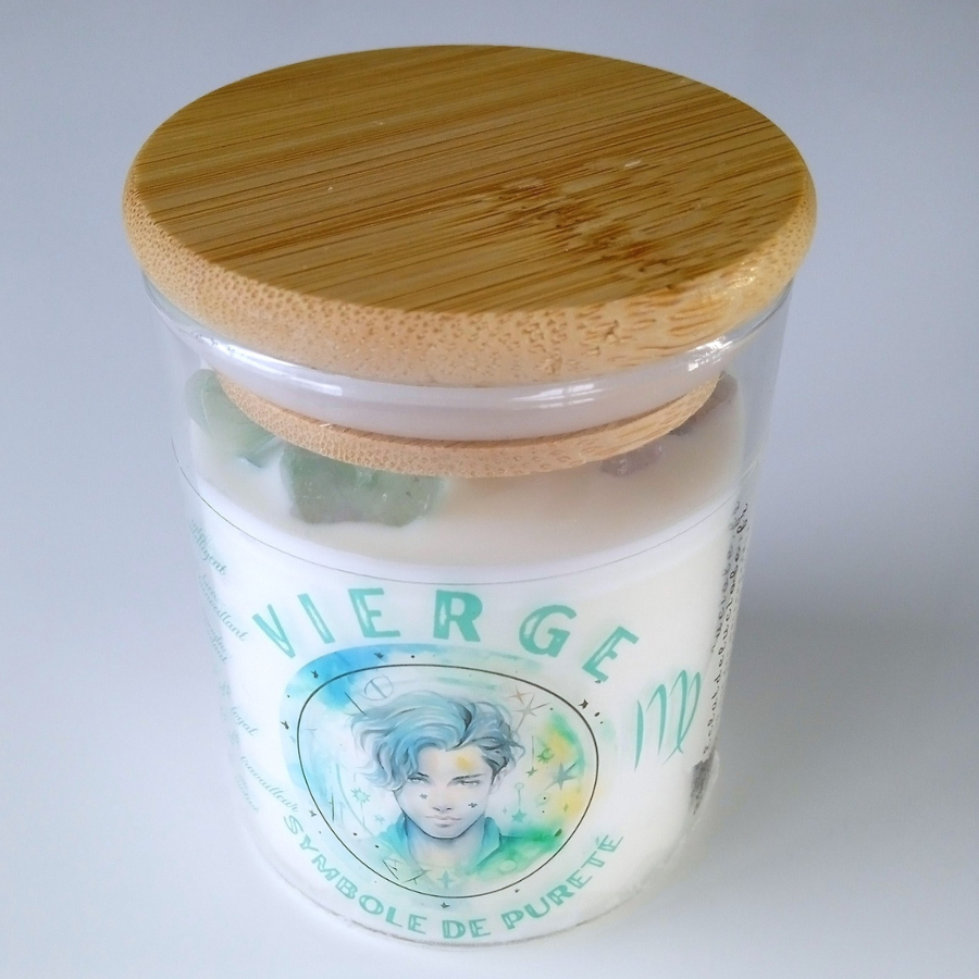 Bougie signe astrologique : Vierge