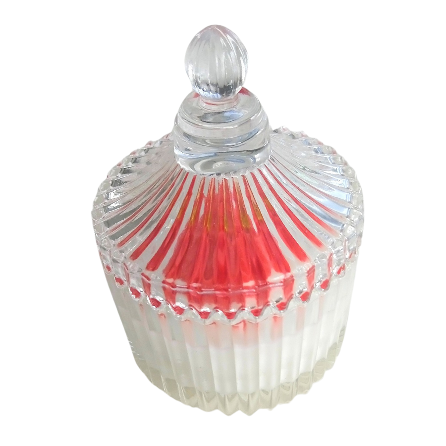 Bougie Fleurs de Noël