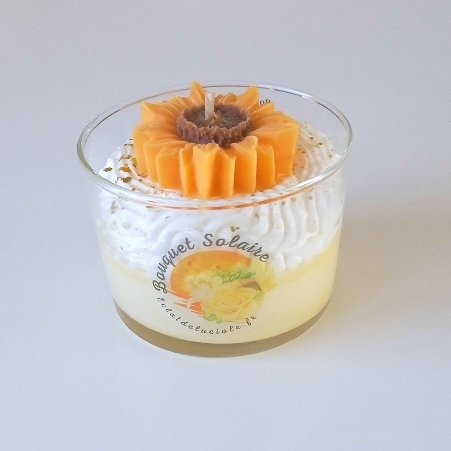 Bougie gourmande Bouquet Solaire