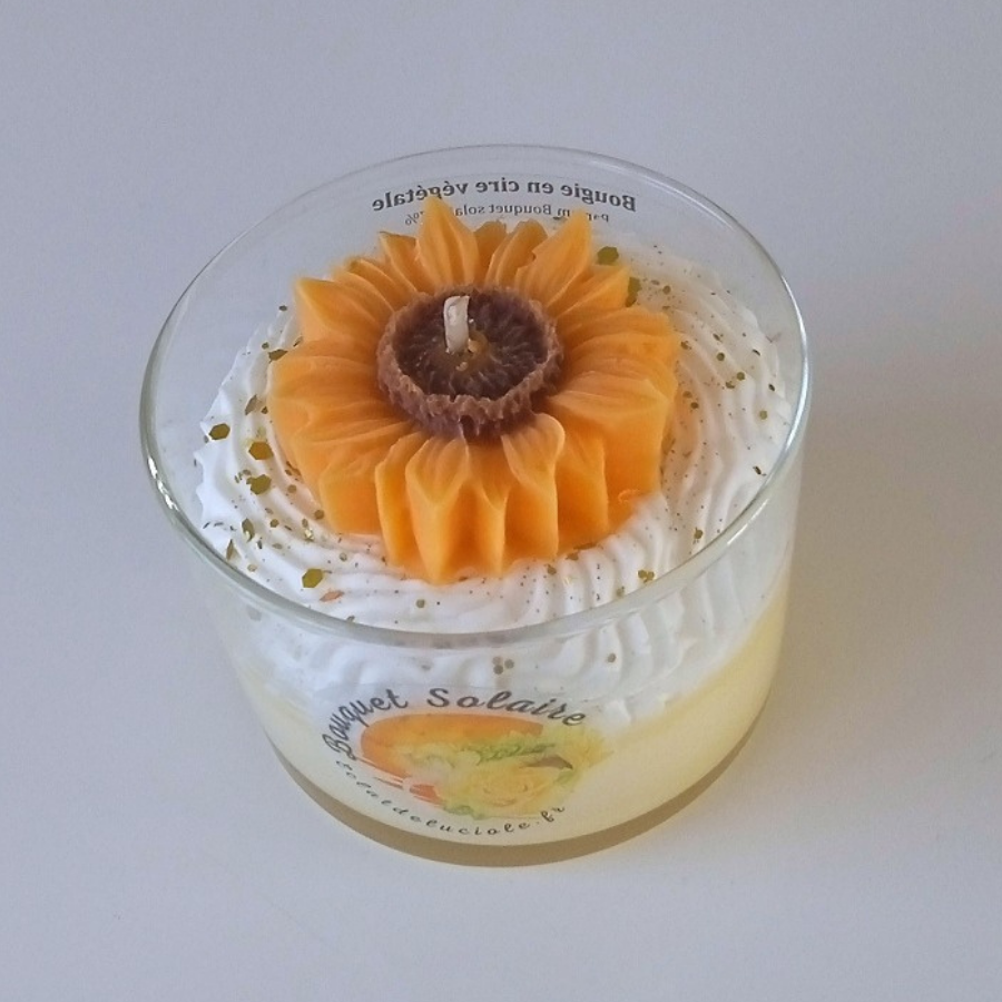 Bougie gourmande Bouquet Solaire