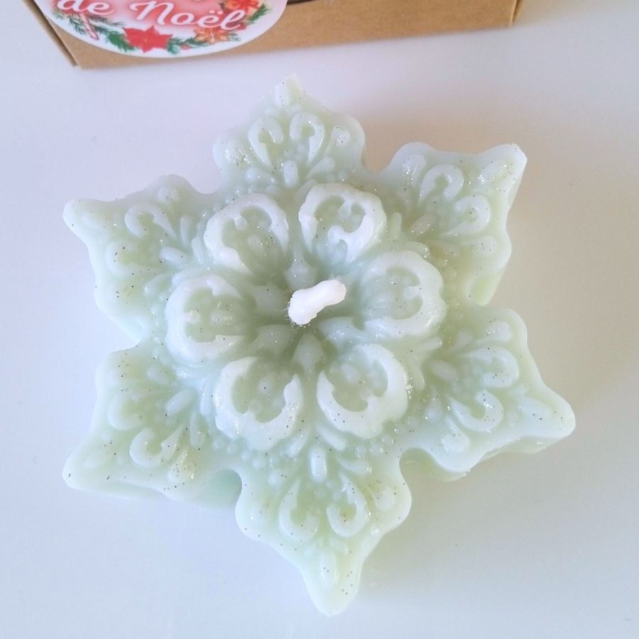 Bougie fantaisie la magie de Noël