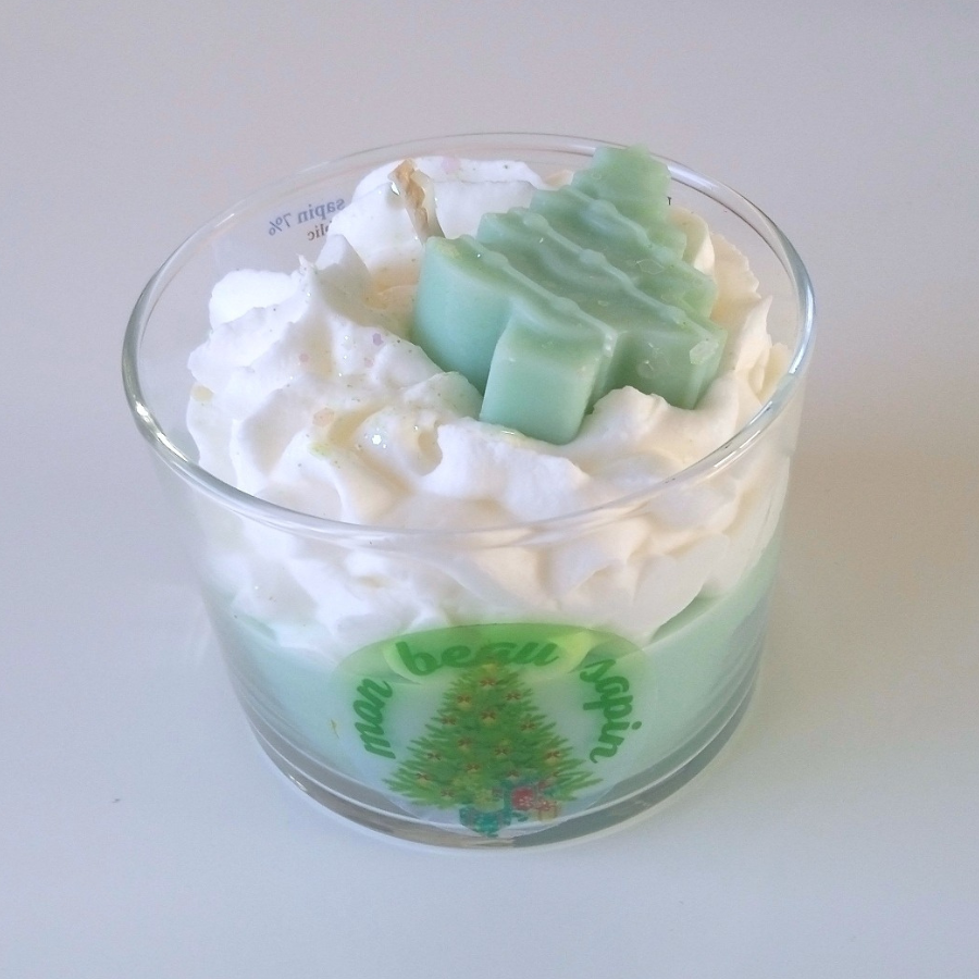 Bougie gourmande "mon beau sapin"