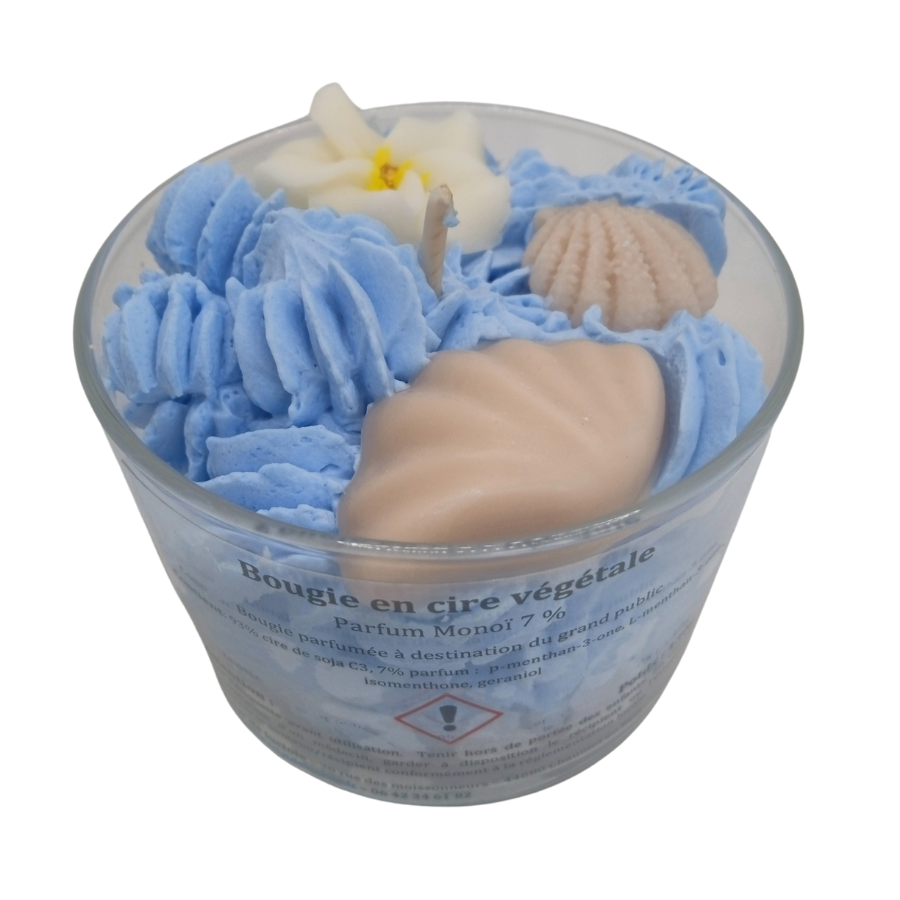 Bougie gourmande "monoï"