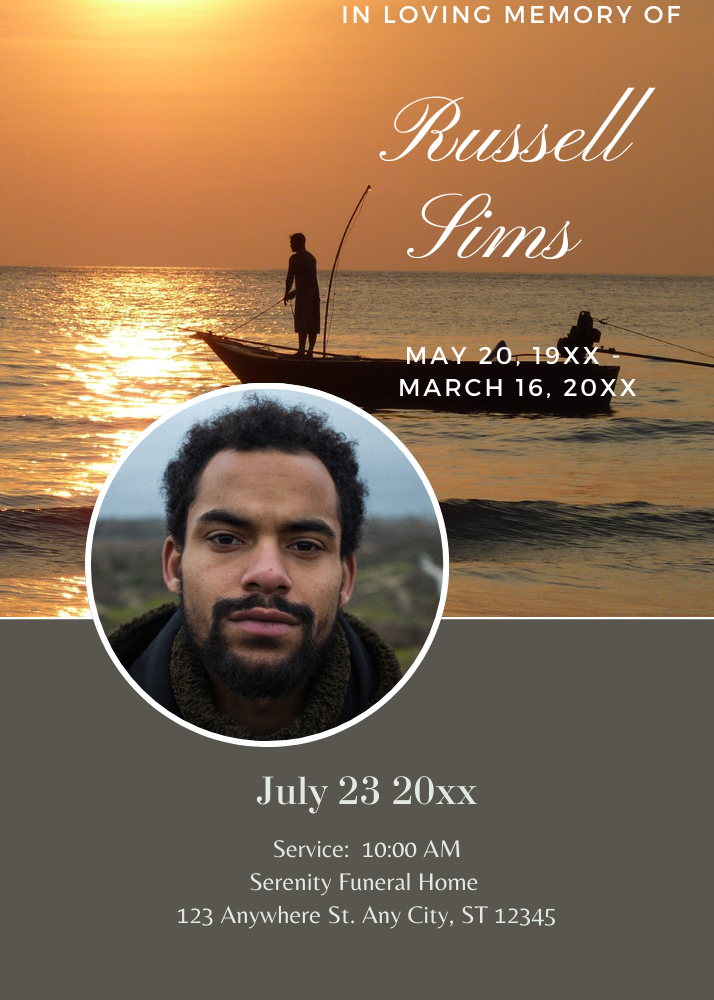 Sunset Fishing Obituary 