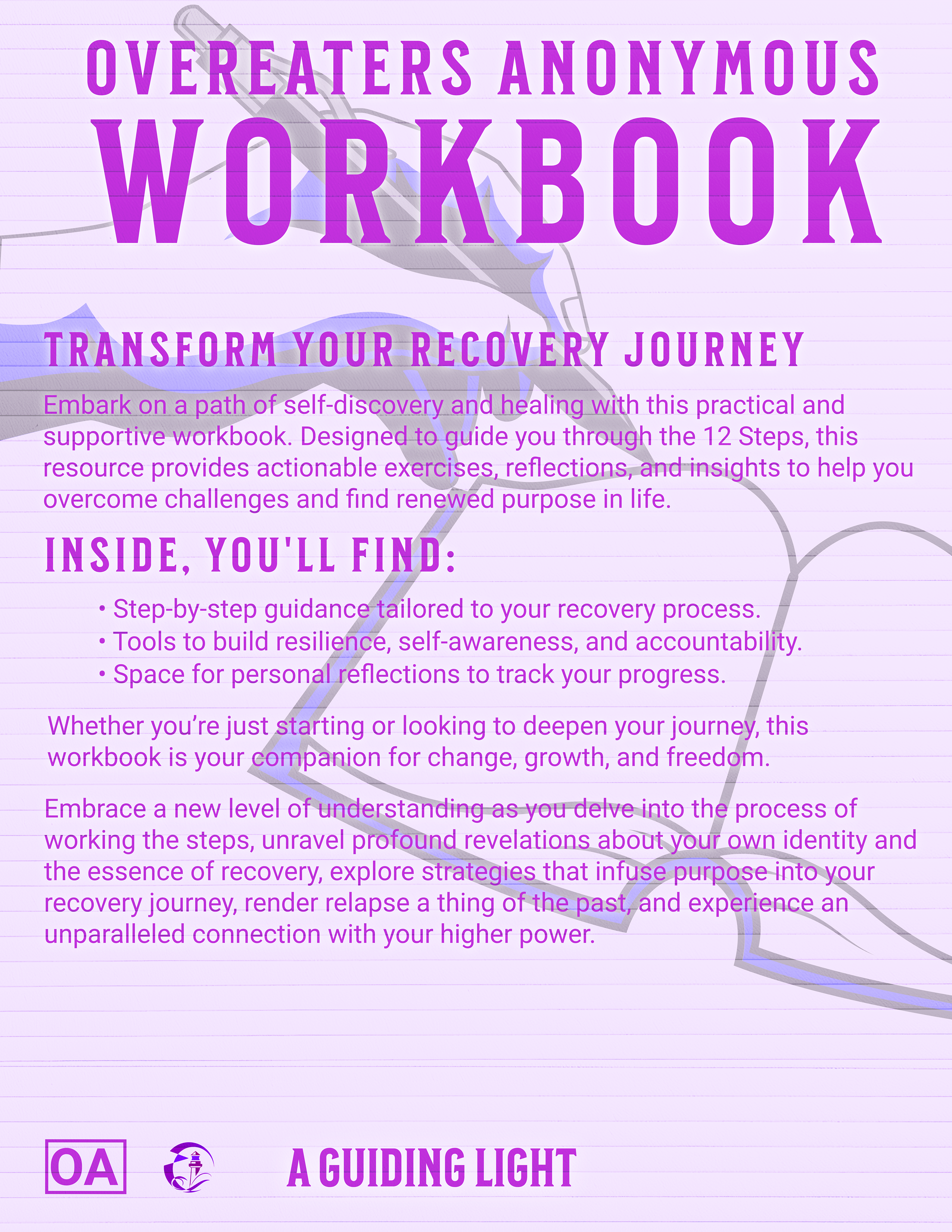 A Guiding Light OA Workbook - Your Personal Guide to the 12 Steps of Overeaters Anonymous