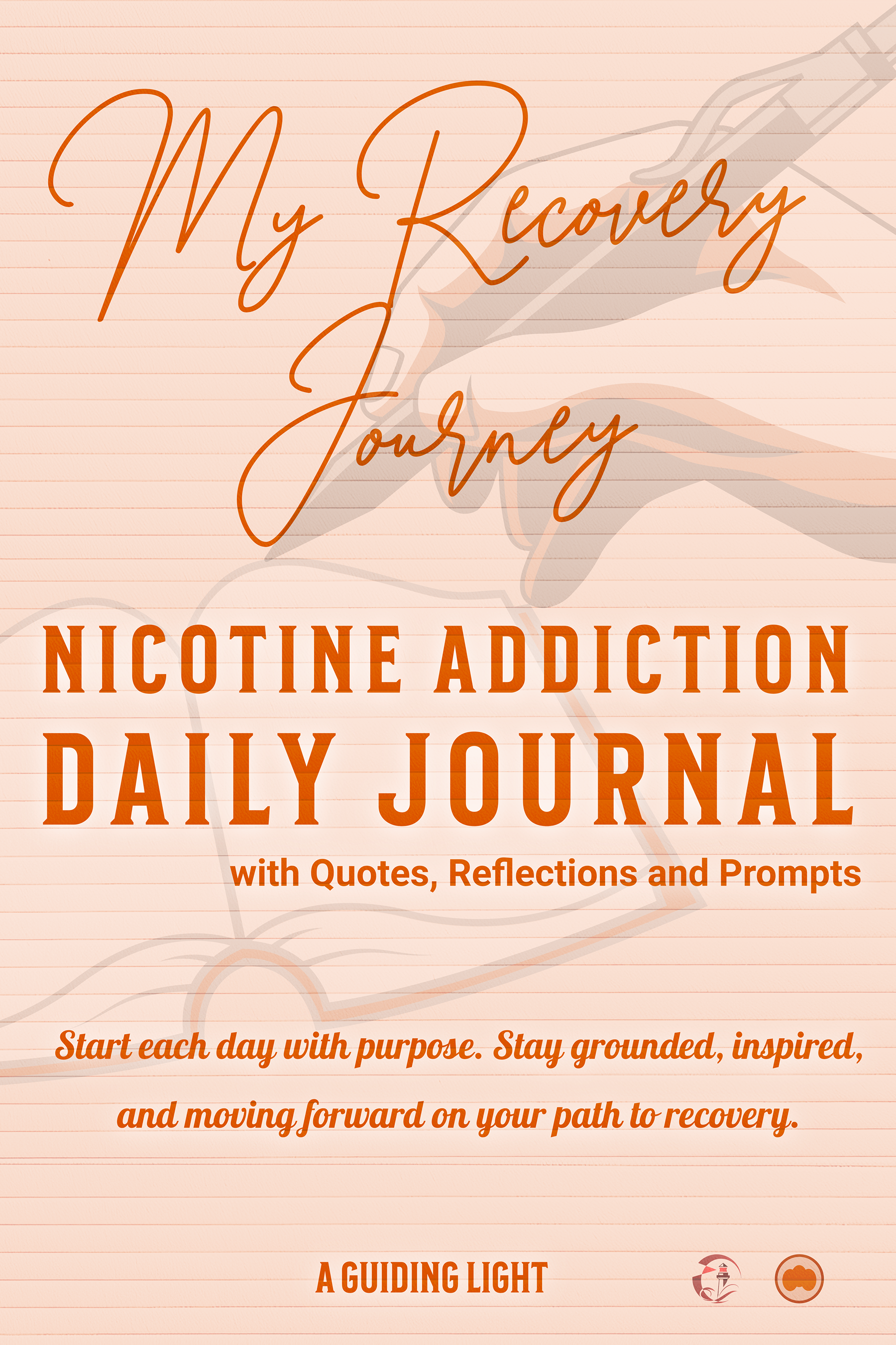 A Guiding Light OA 30-Day Journal for Nicotine Anonymous with Quotes, Reflections and Prompts