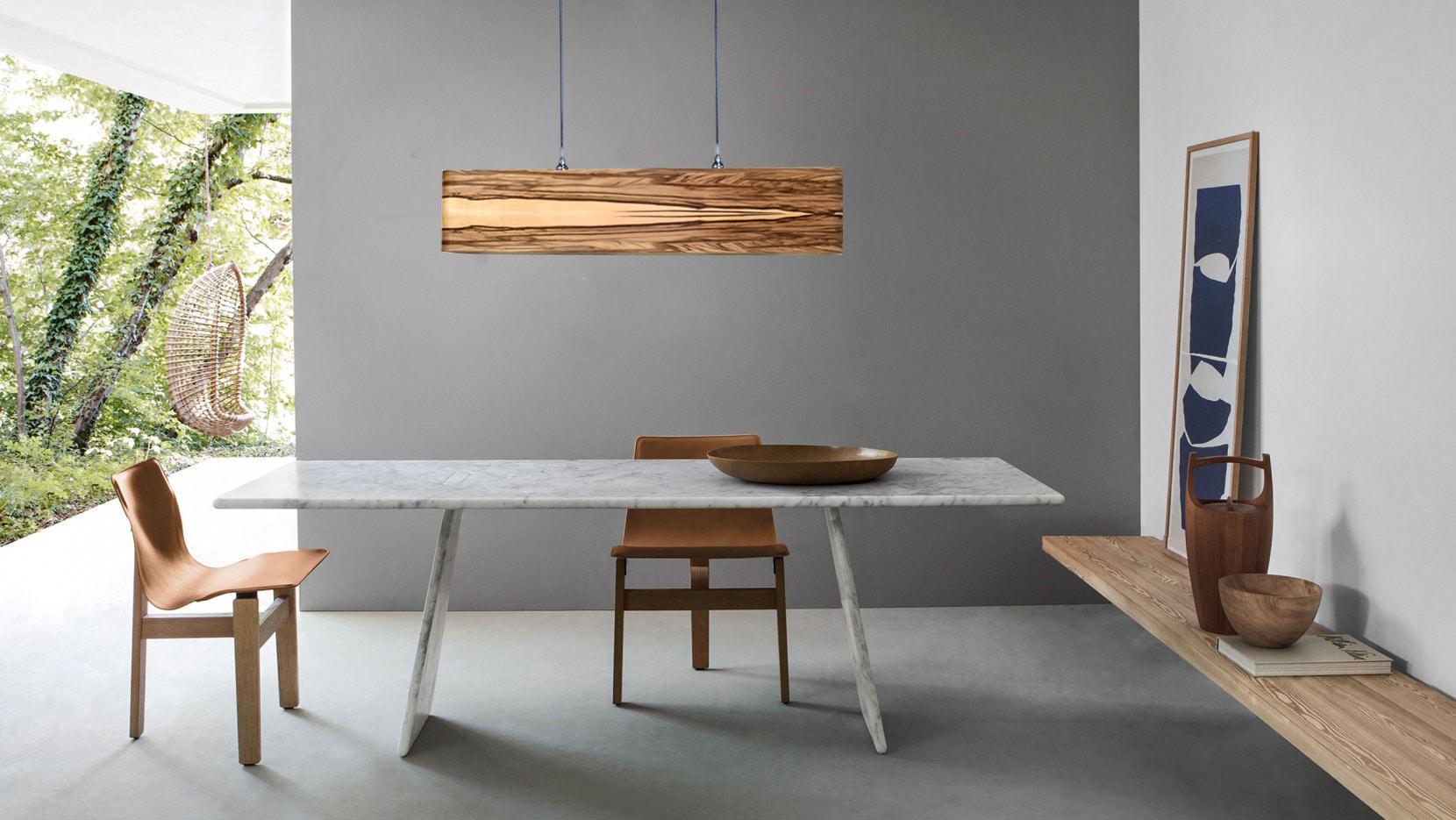 Contemporary Linear Pendant Light Fixture, Red Gum Natural Veneer, Handmade Wood Chandelier, Scandinavian Minimalist Design, Dine Room Light
