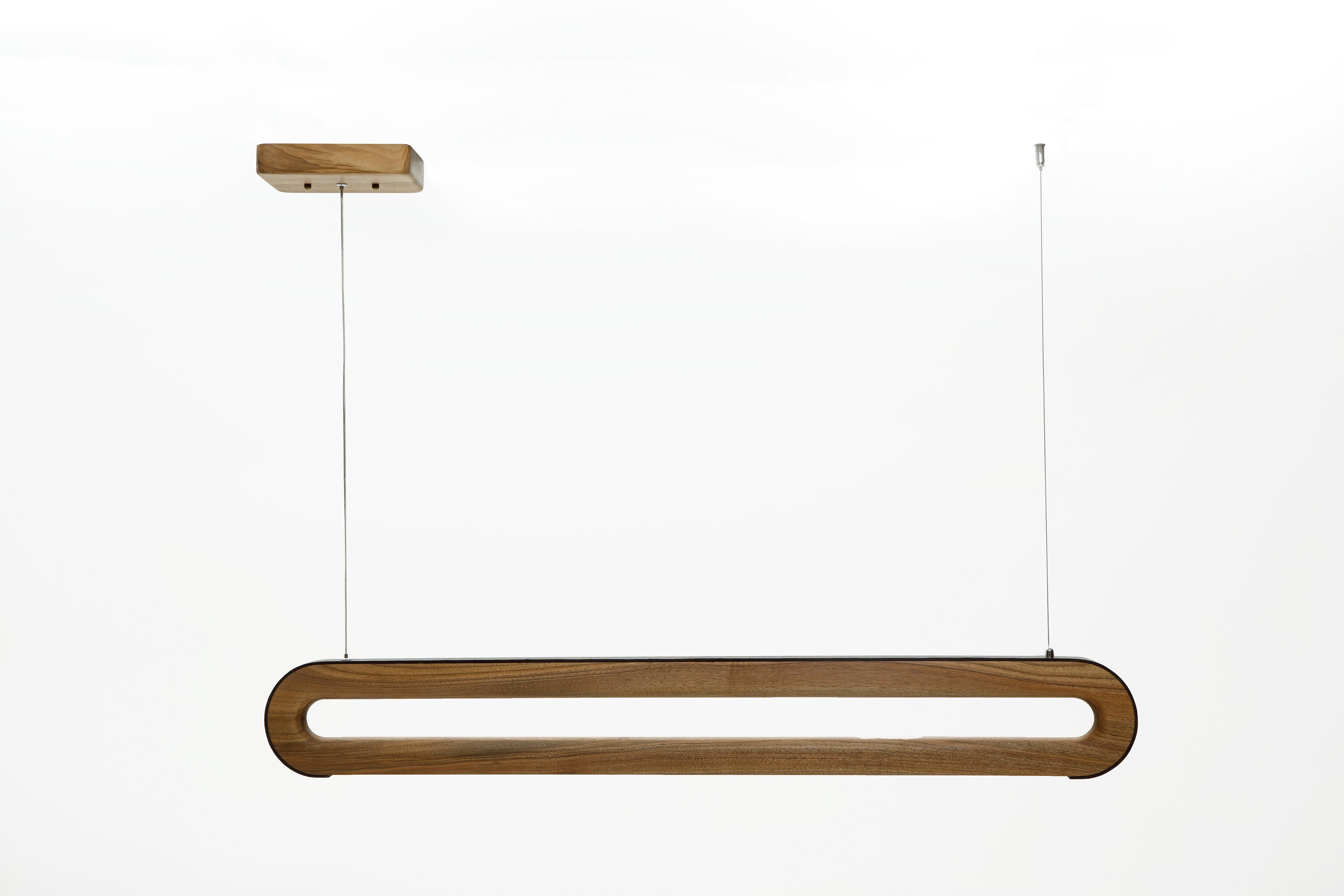 Wood pendant linear light over dining table living room kitchen island modern chandelier hanging lamp ceiling light wooden led pendant lamp