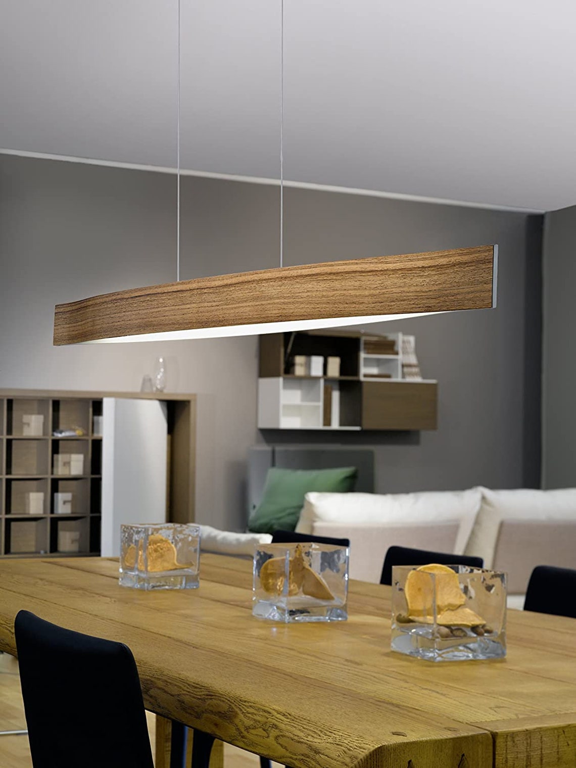 Minimalist Suspensiion Decoration Wood Suspension Chandelier Pendant Light Led Lighting Nordic Wood Pendant Lights Art Modern Kit