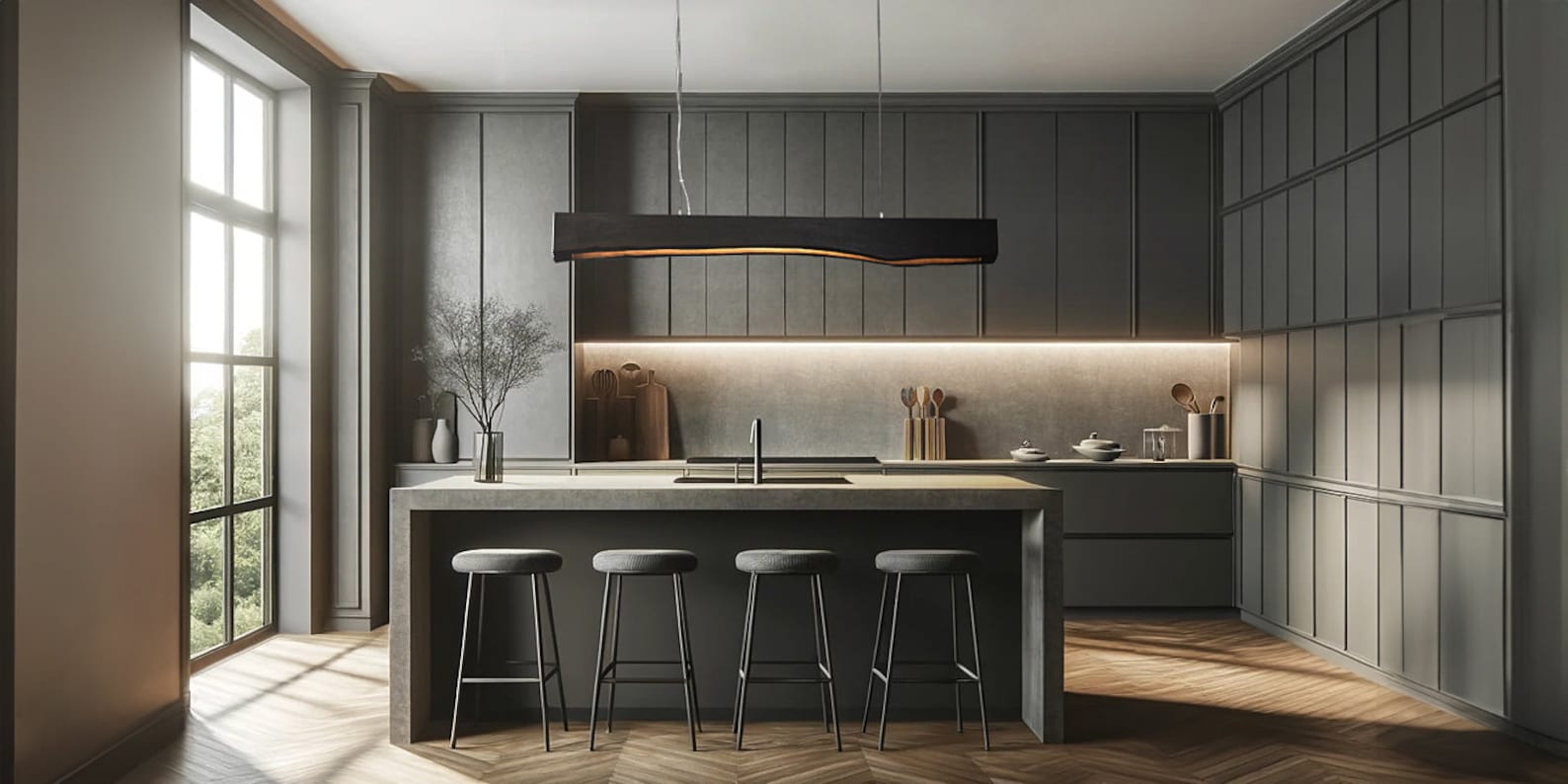 Wood linear chandelier wooden suspension lighting modern linear light wooden linear pendant sleek wooden fixture Black Pendant