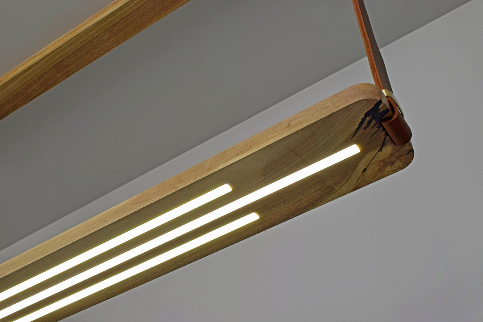 Pendant Linear Lamp Kitchen Island Lamp Ceiling Mount Wood Pendant Lighting Led Lamp Dining Room Light Modern Wooden Suspension Chandelier