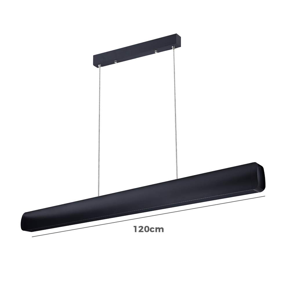 Dimmable Linear Suspended Ceiling Light with Dual-sided Lighitng for Classroom