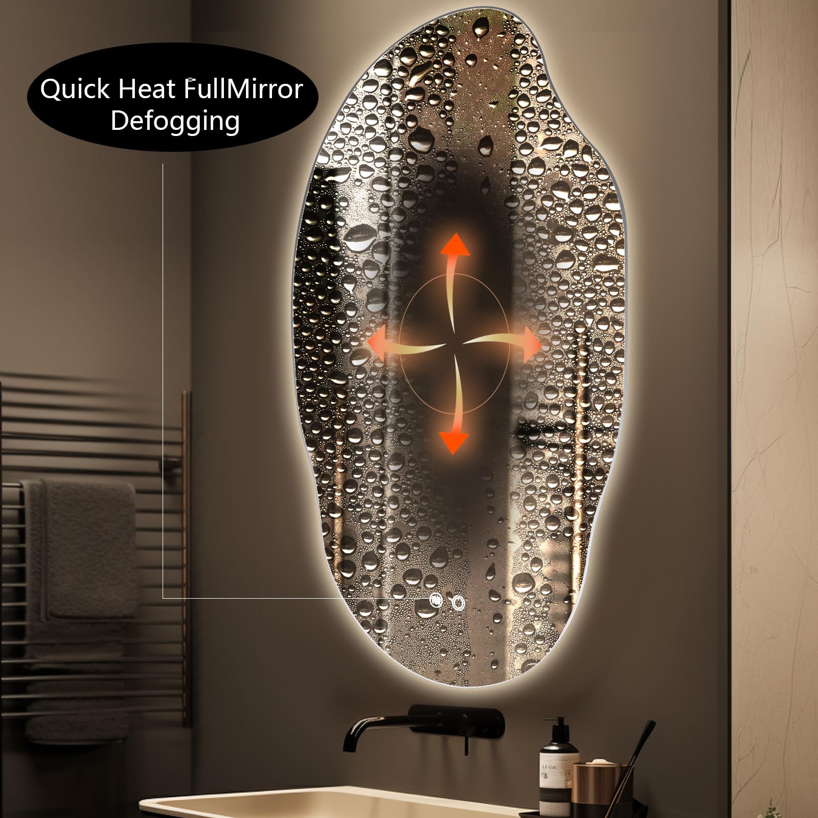 Smart Entryway-Vanity LED Mirror for Wall Decoration