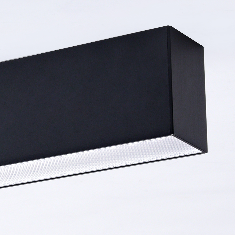 Modern Linear Pendant Light Color Temperature Changing with Remote for Office