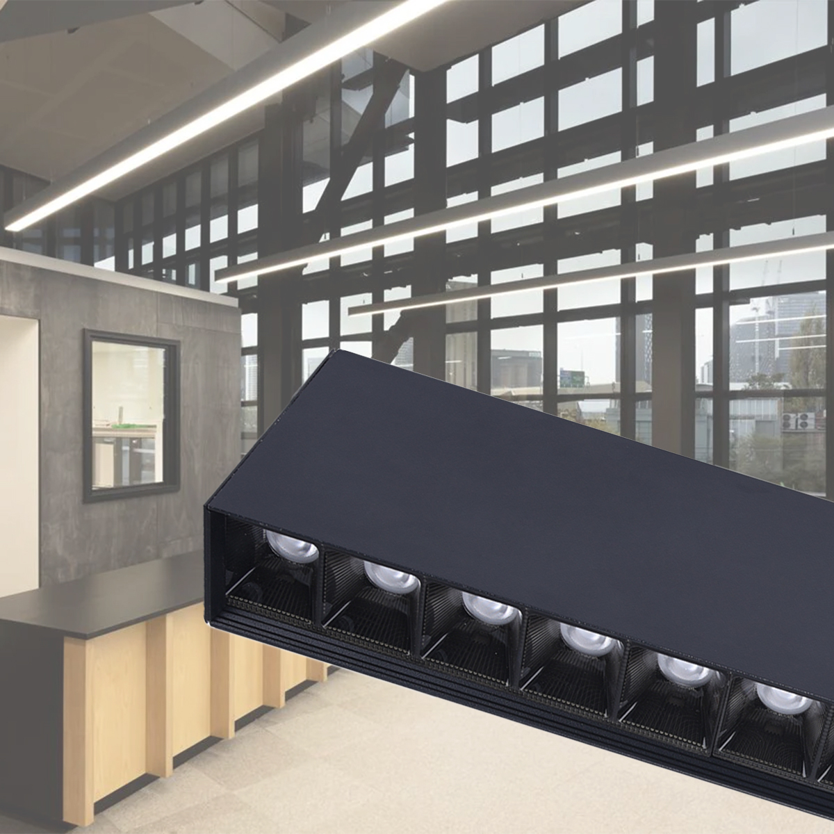 Customizable Aluminium LED Chandeliers Pendant Lights for Interior Design