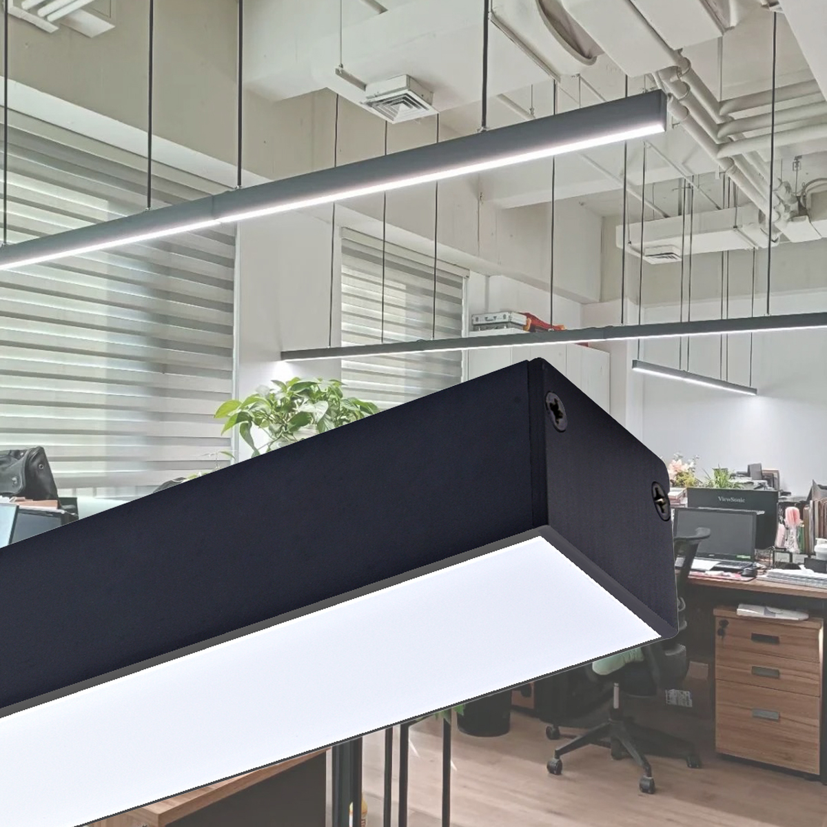 High Bright LED Linear Strip Light Dimmable CCT Selection for Villa Living Room