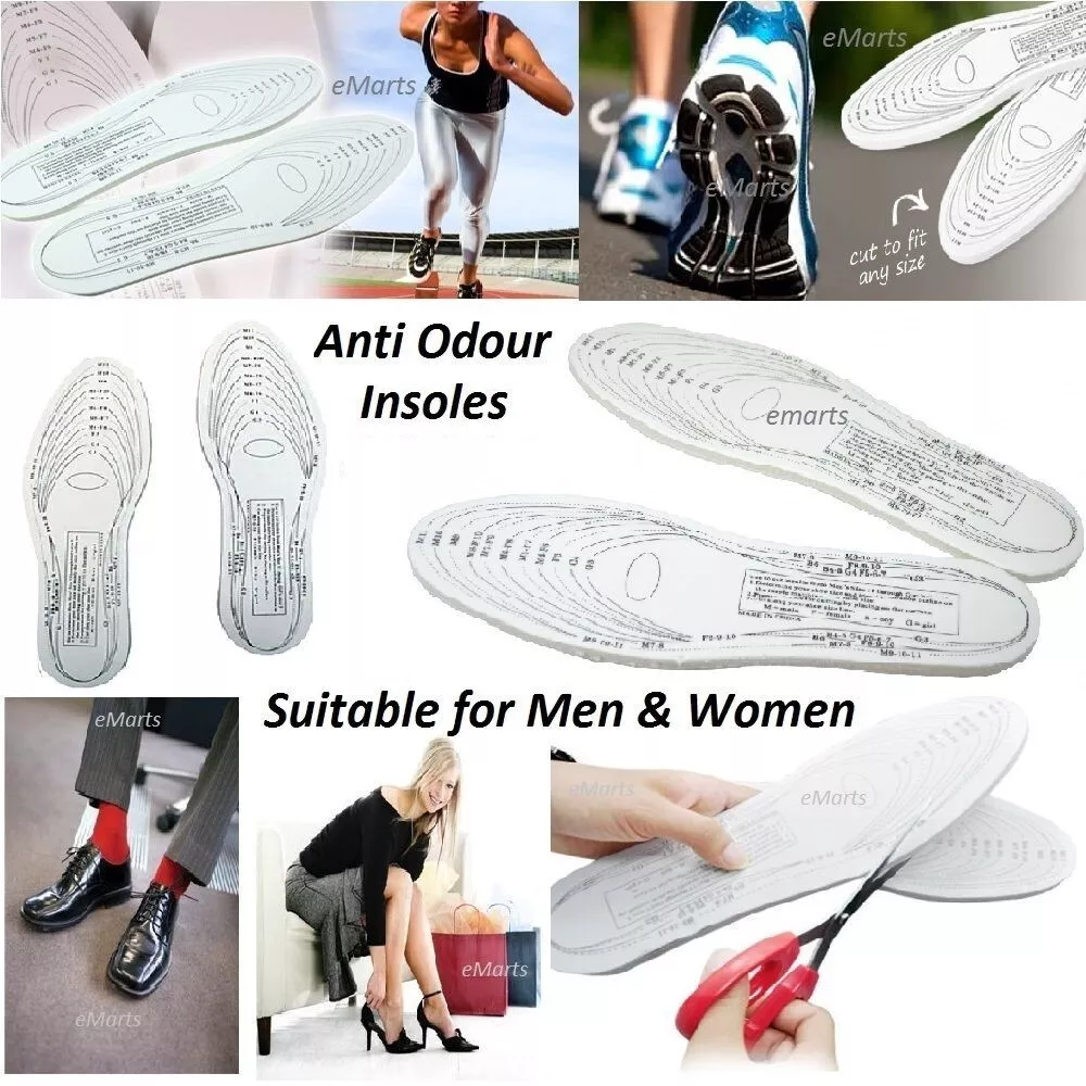 2 Pairs Anti Odor Insoles 