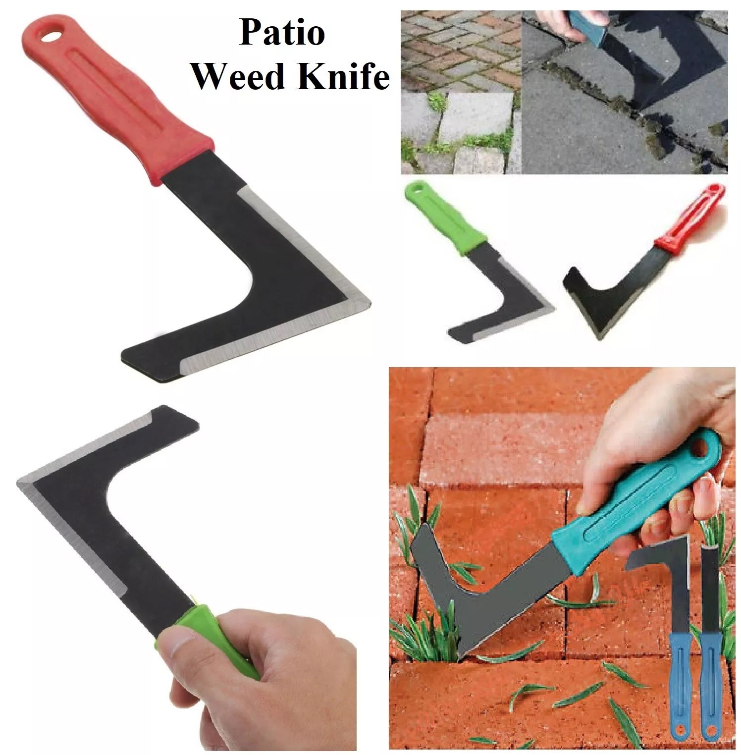 2 pcs Garden Patio Weed Knife Set