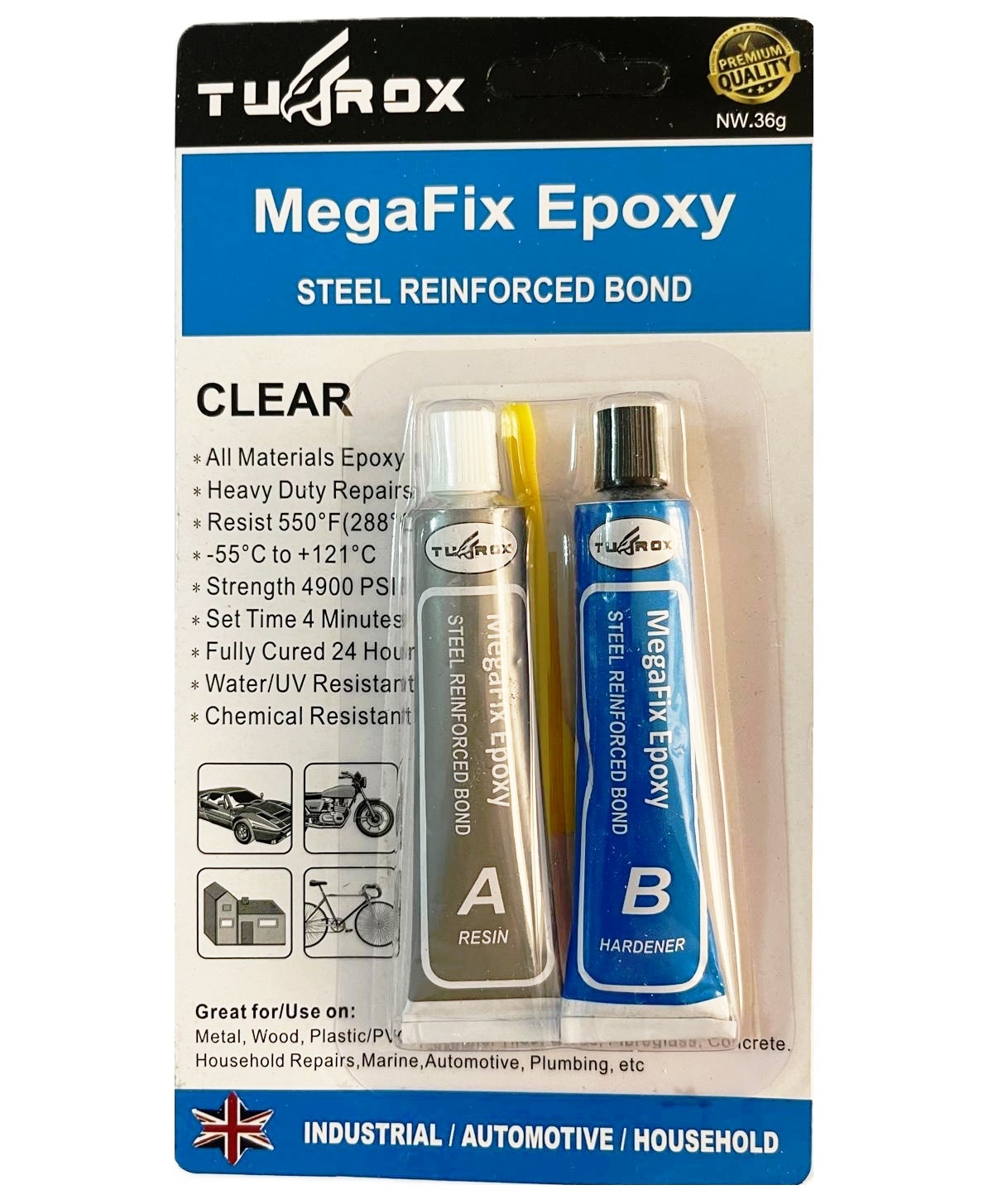 Steel Reinforced Epoxy Clear