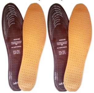 2 Pair Leather Insoles