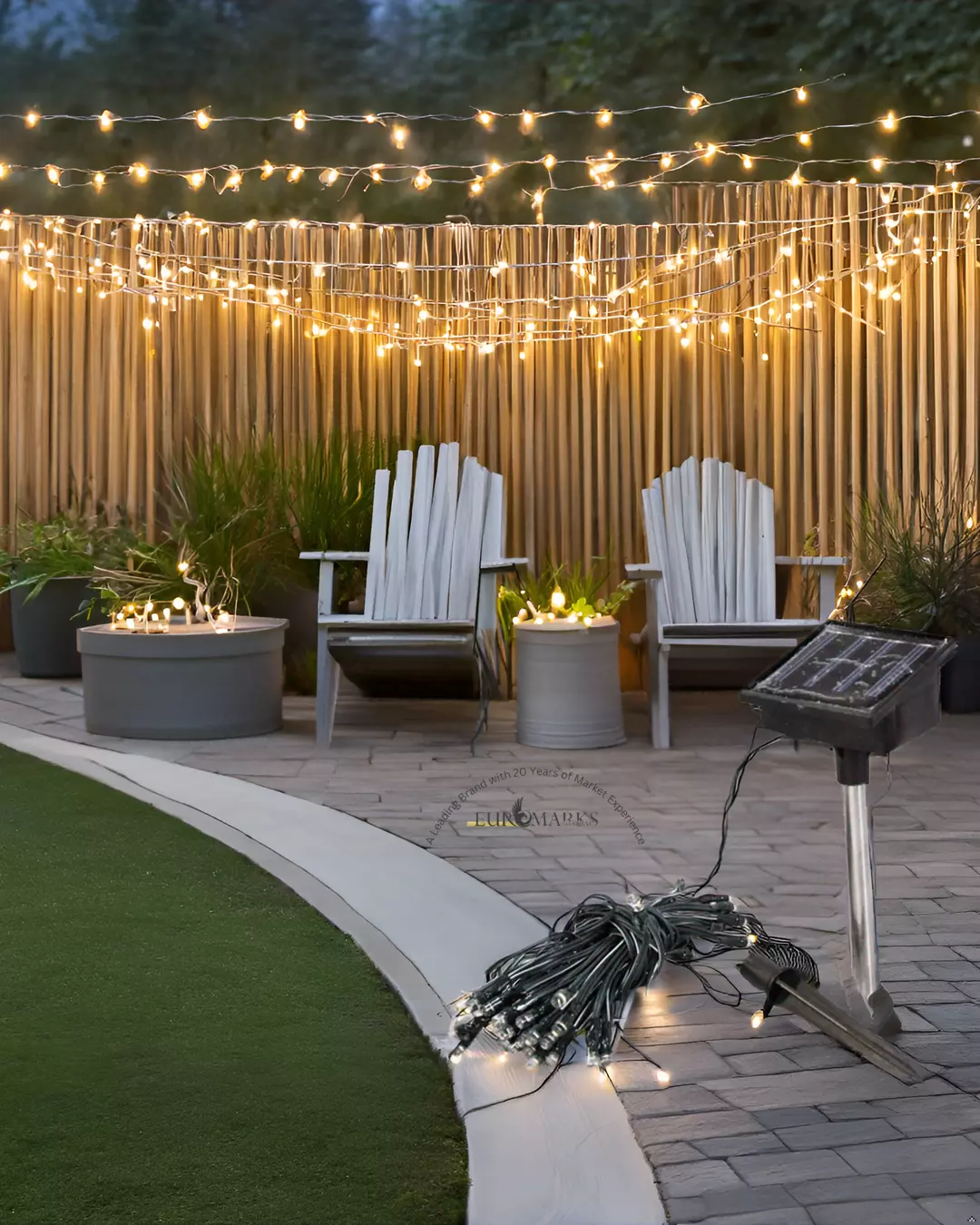 105 String LED Solar Lights
