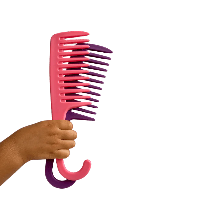 2 Wide-tooth hanging comb set