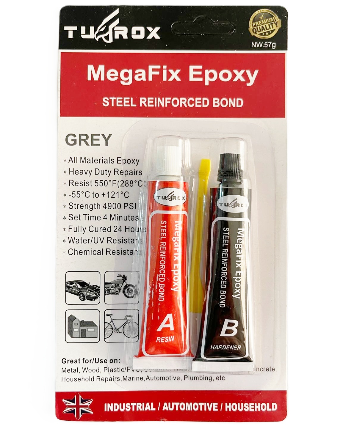 Steel Reinforced Epoxy Grey