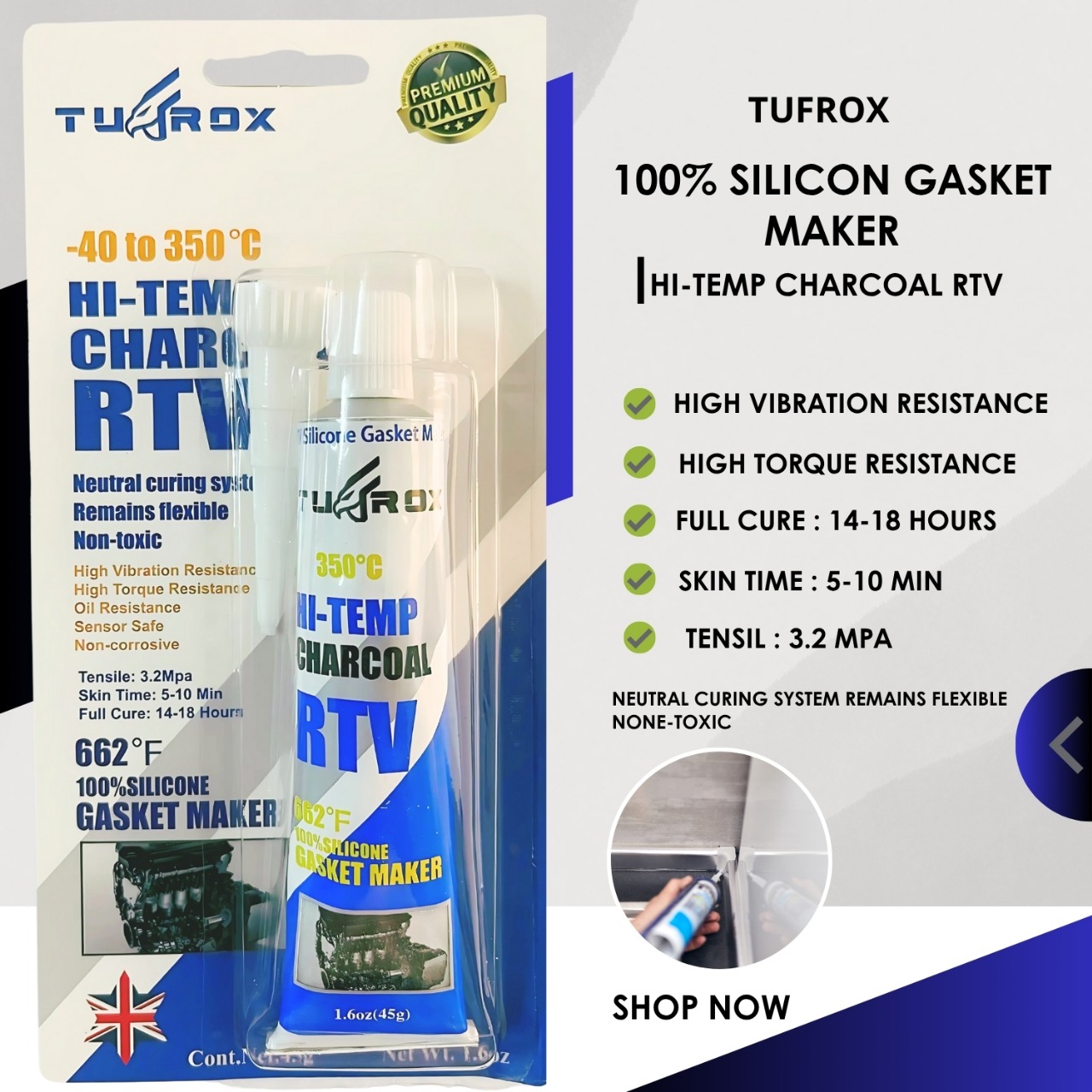 RTV Silicone Gasket Grey 