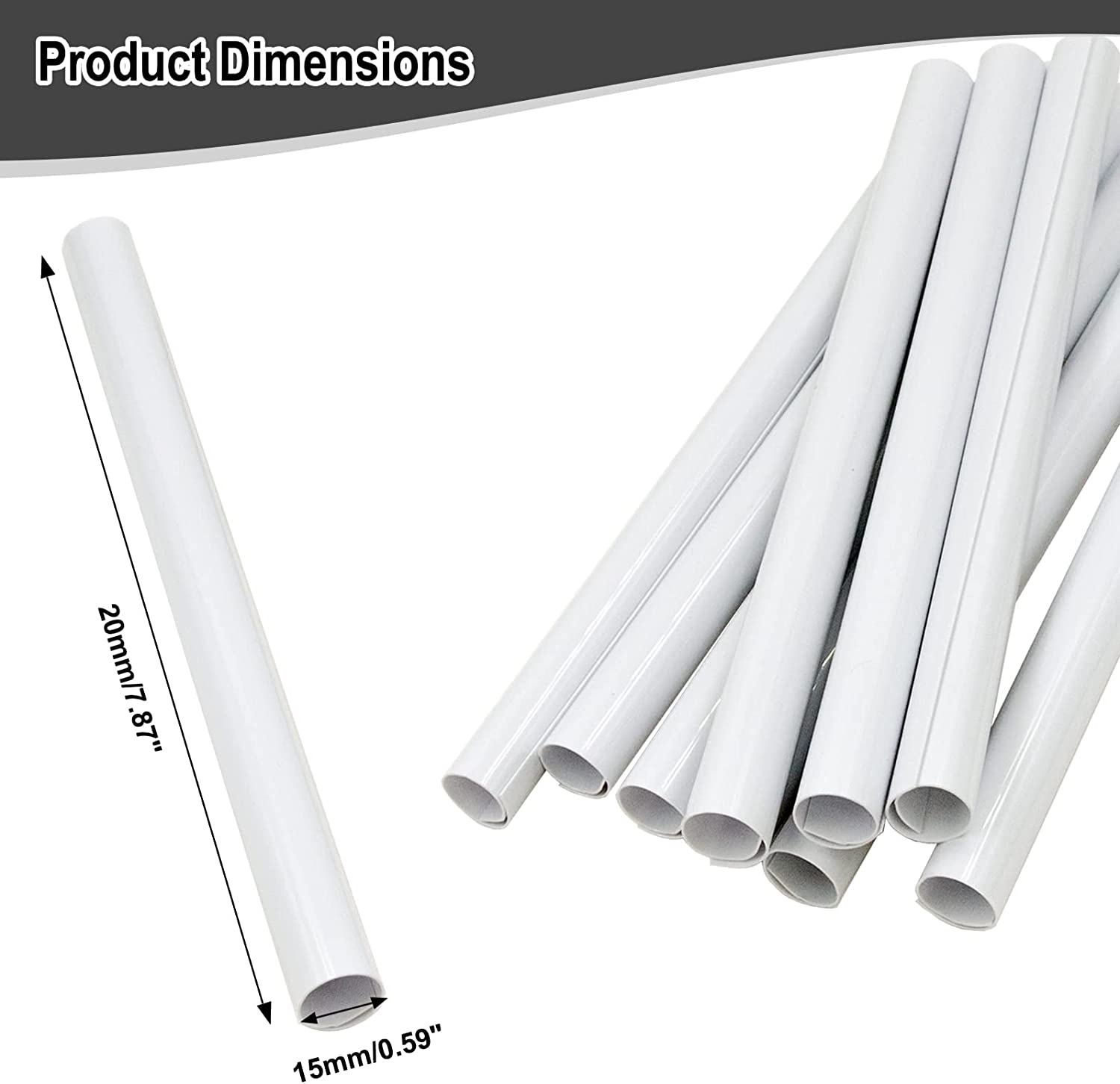 8 Radiator Pipe Sleeves Covers