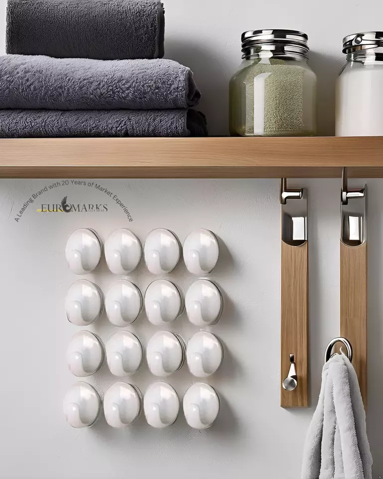 16 Self Adhesive Hooks