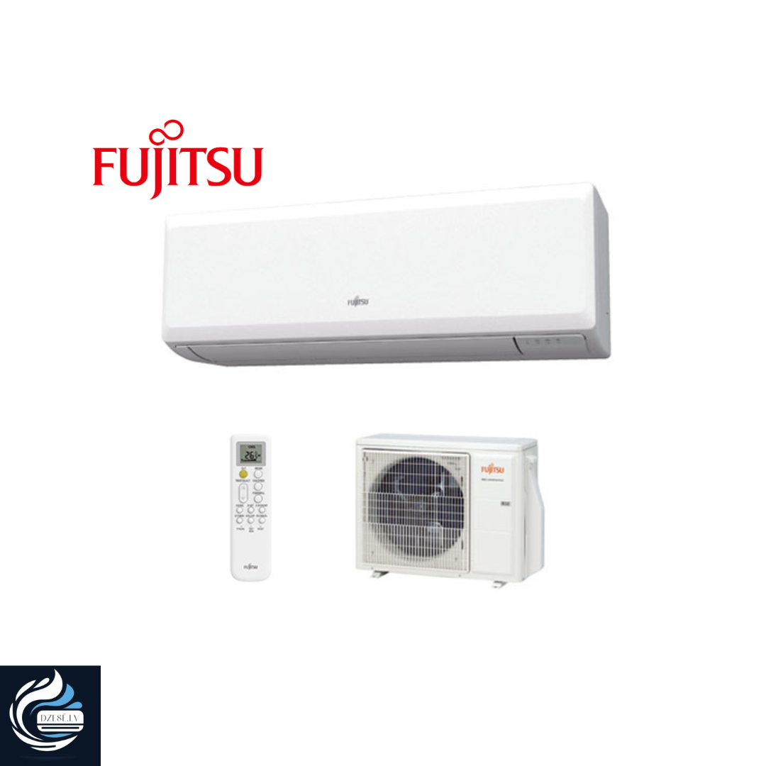 Fujitsu KP sērijas gaiss / gaiss siltumsūknis ar kondicioniera funkciju, 3.5kW, paredzēts 20-40m2